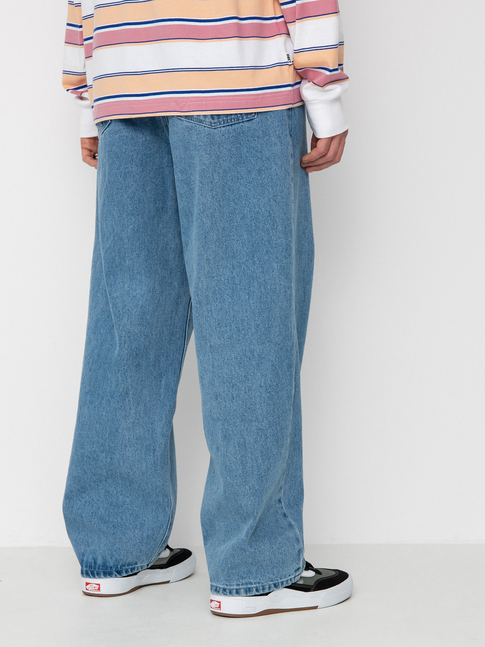 OBEY Панталони Bigwig (light indigo)