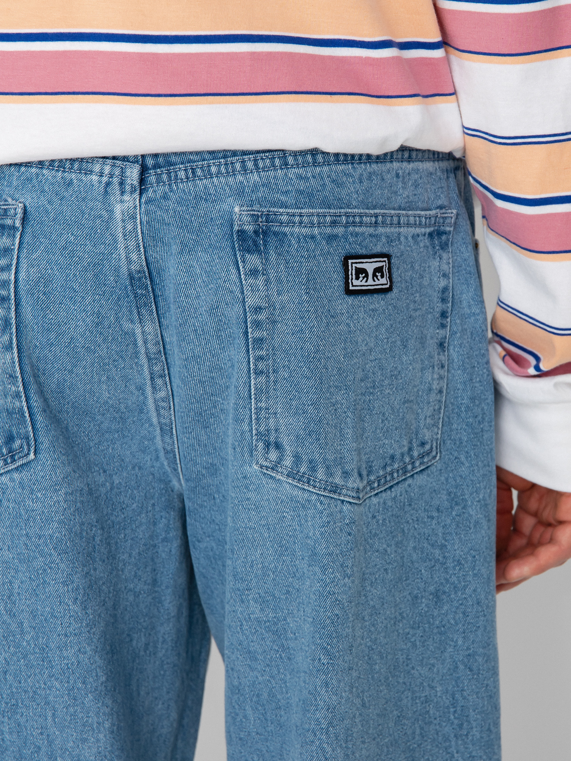 OBEY Панталони Bigwig (light indigo)