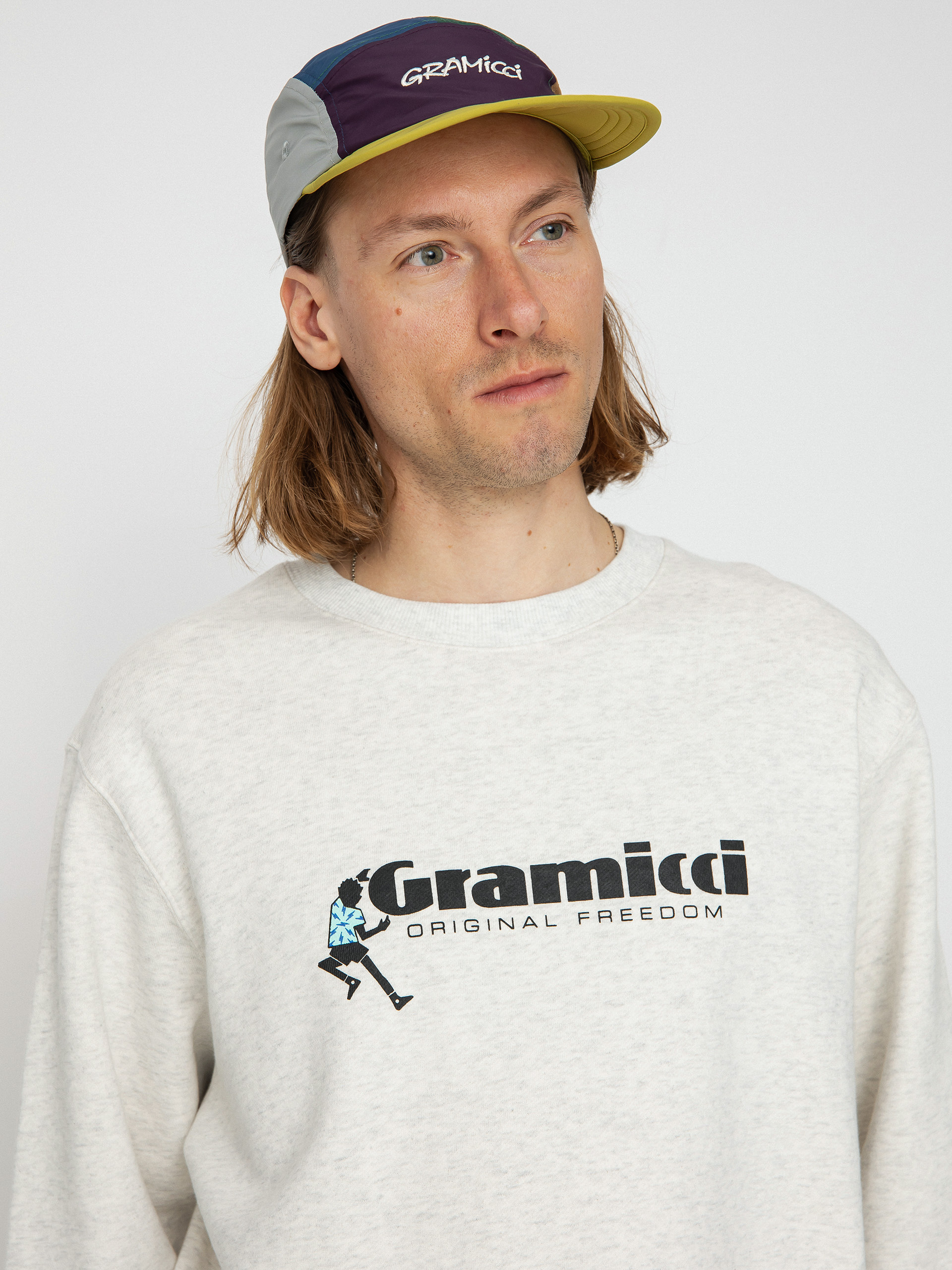 Gramicci Суитшърт Dancing Man (ash heather)