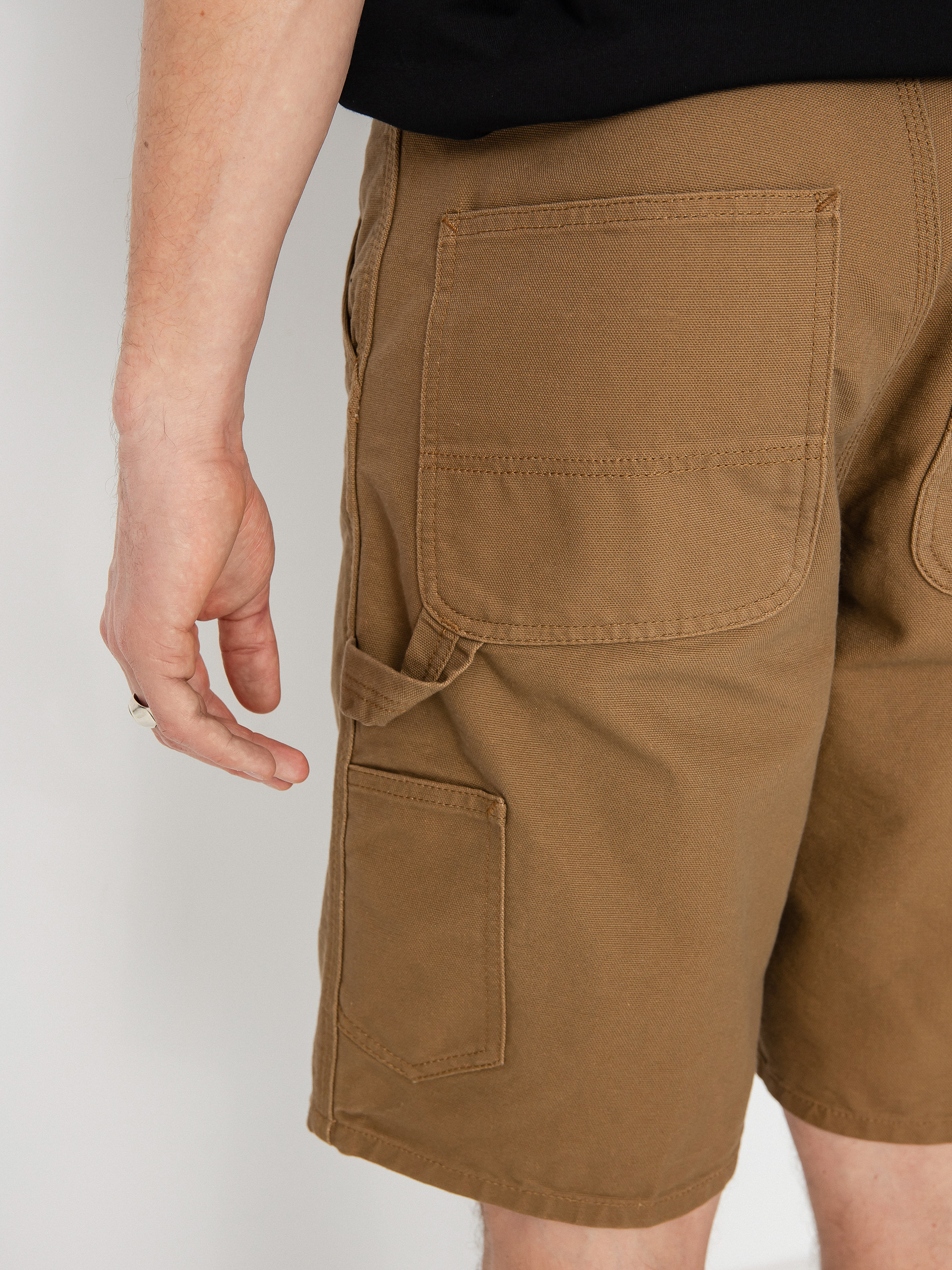 Carhartt WIP Къси панталони Single Knee (hamilton brown)