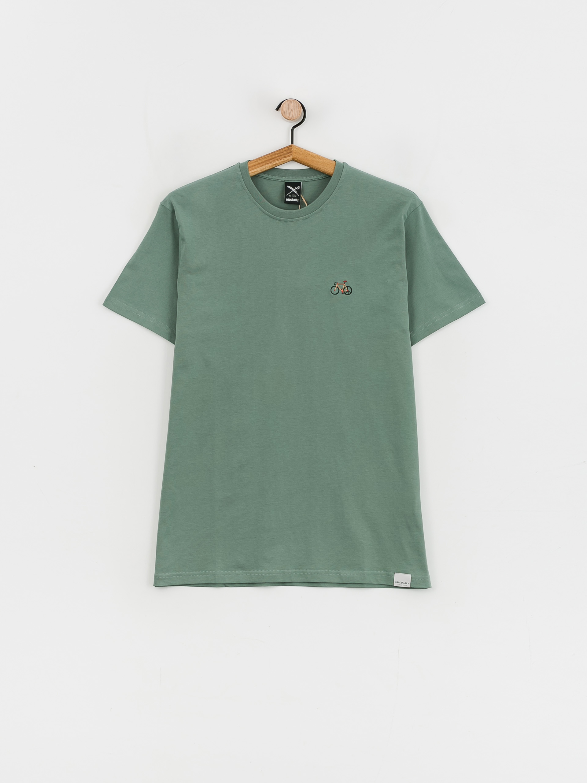 Iriedaily Тениска Peaceride (jungle green)