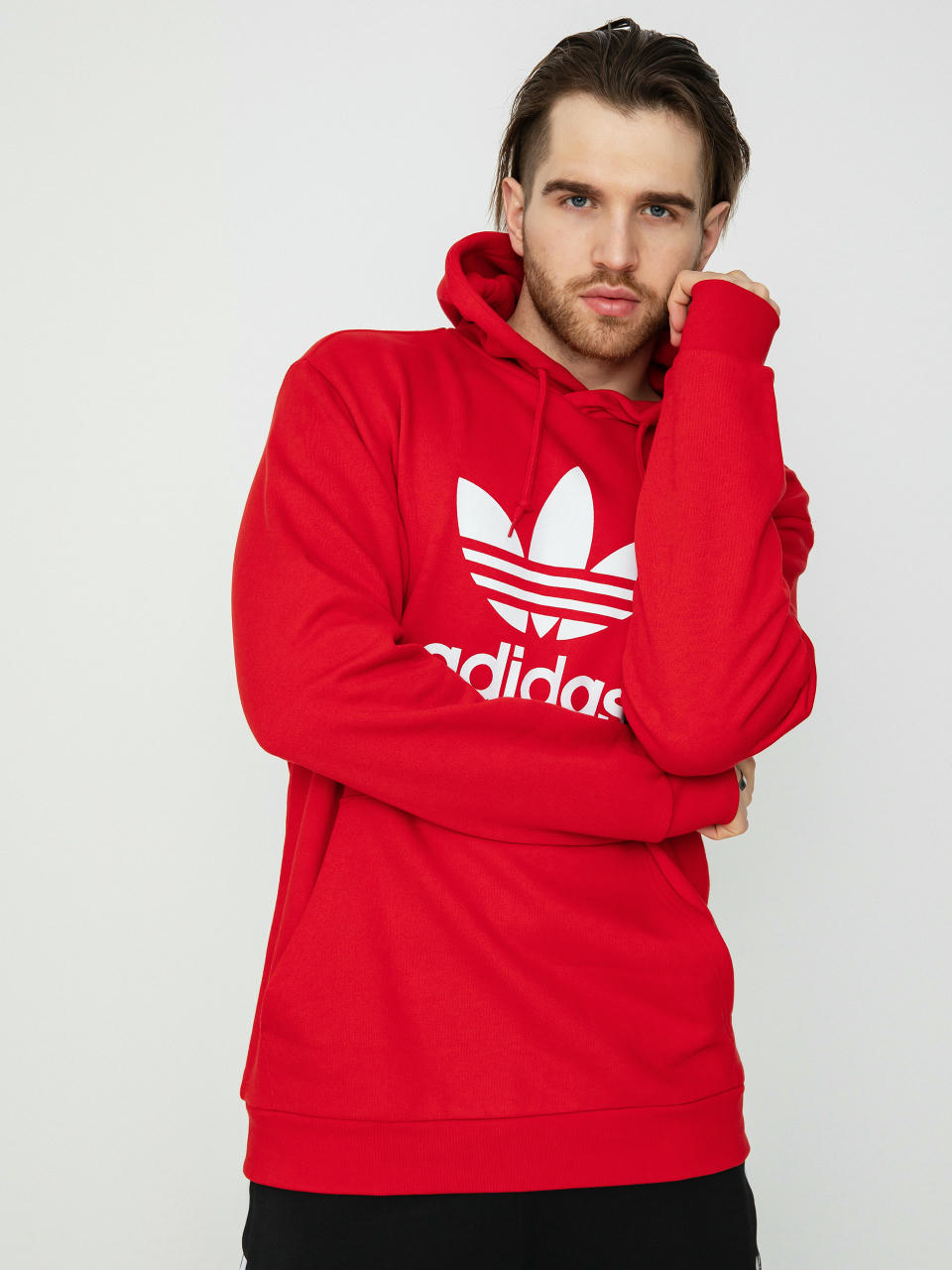 adidas Originals Суитшърт с качулка Trefoil HD (betsca)