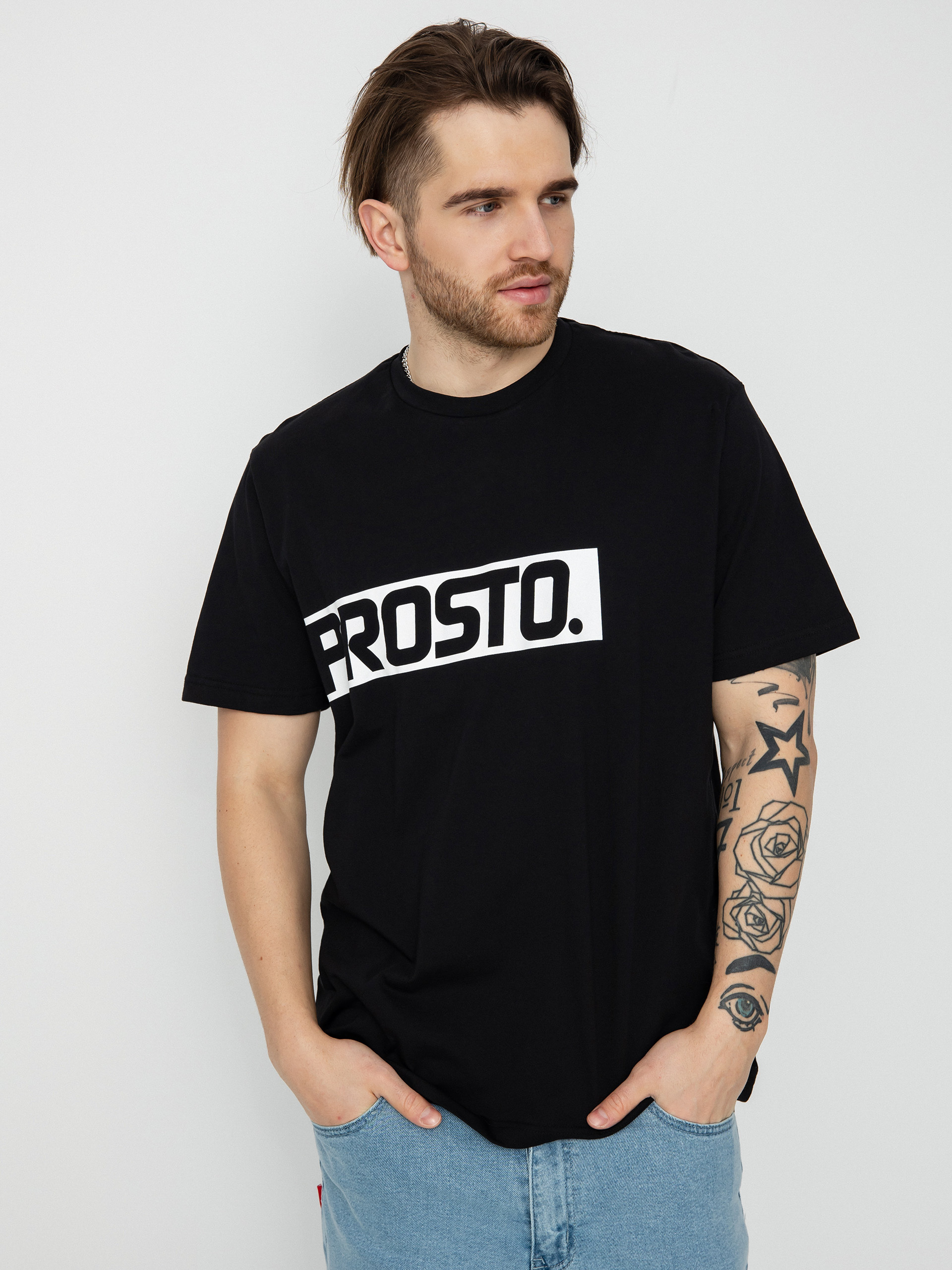 Prosto Тениска Logstri (black)