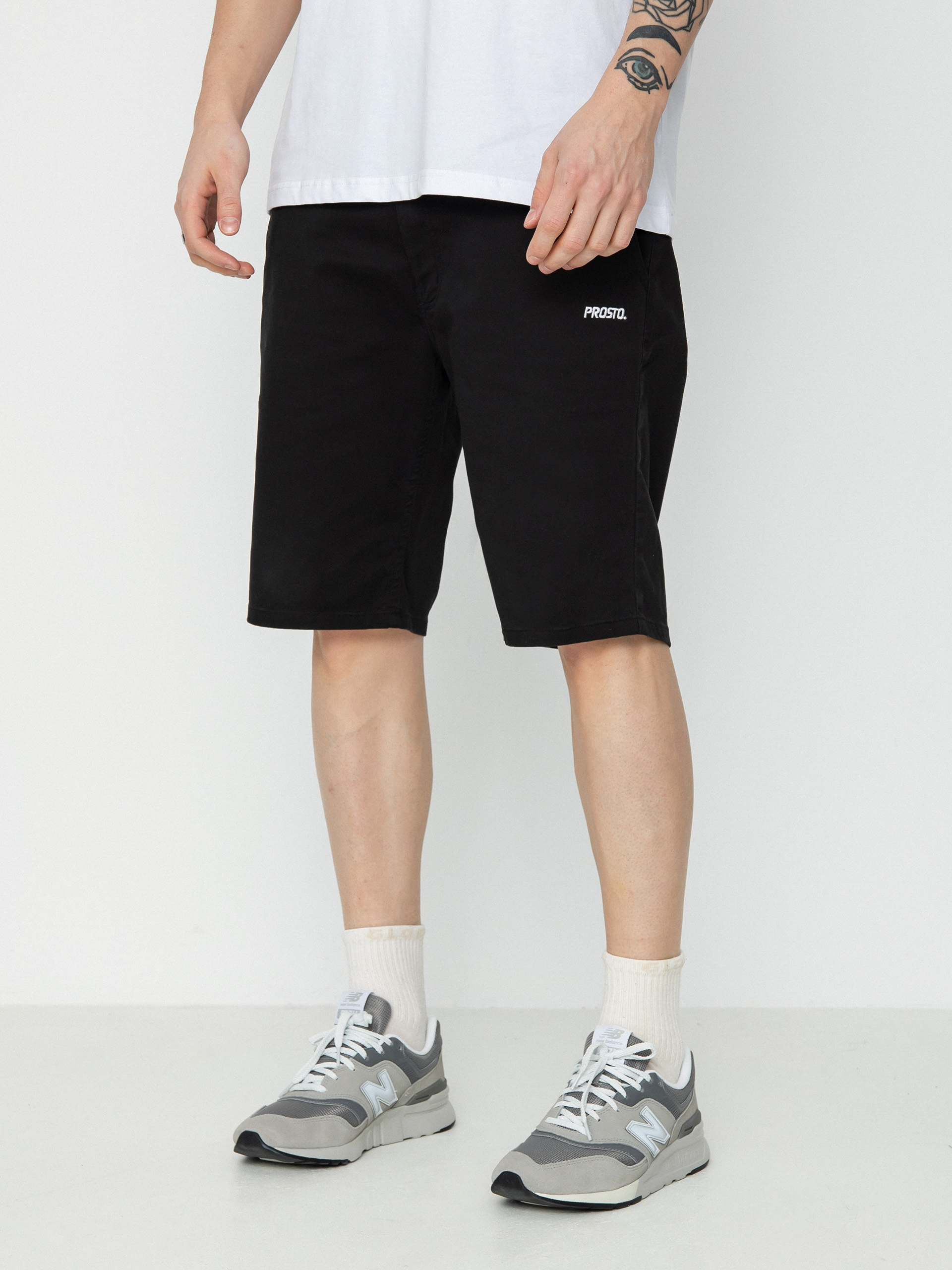 Prosto Къси панталони Chinos Shorts Casual (black)