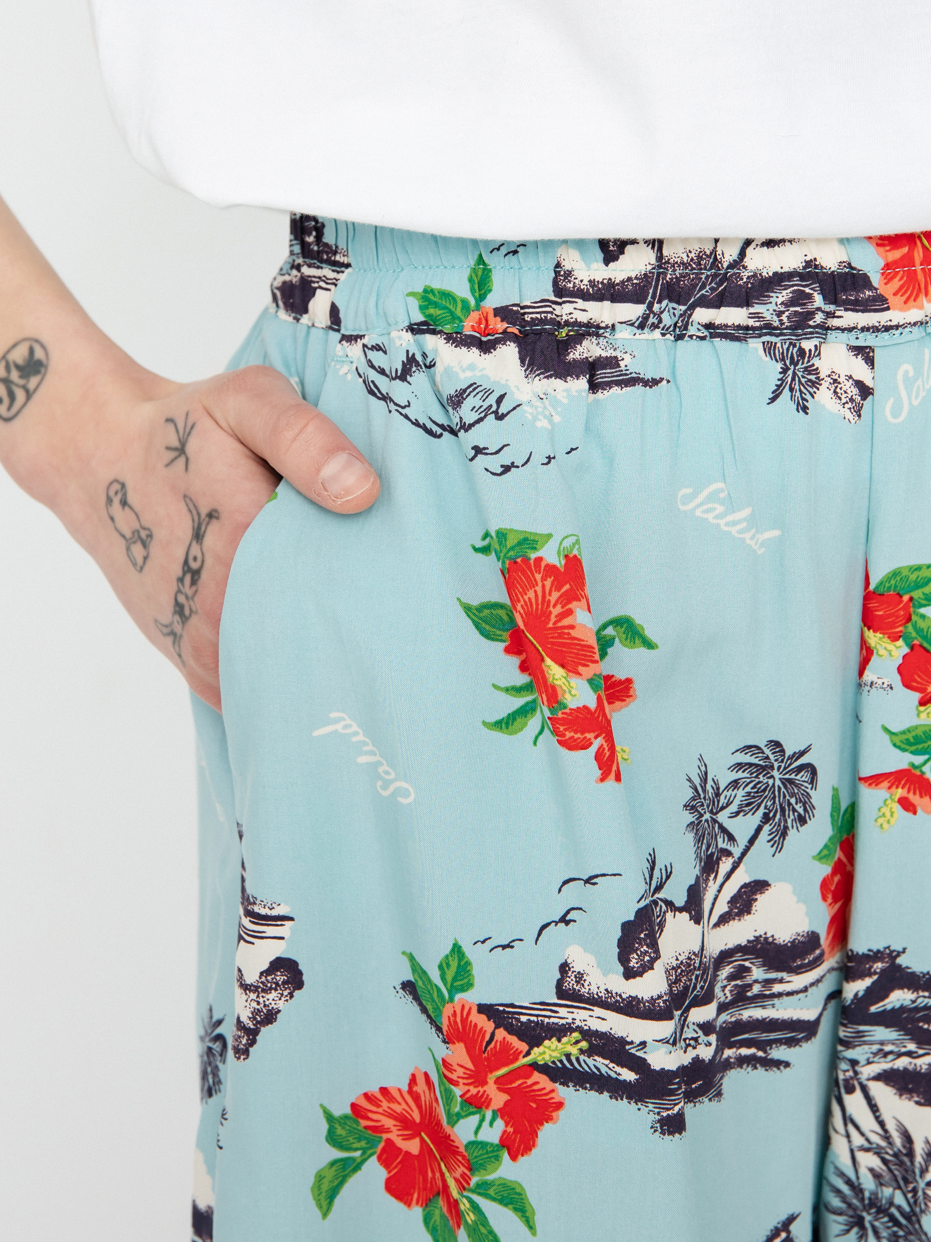 Brixton Къси панталони Paradise Wmn (canal blue)