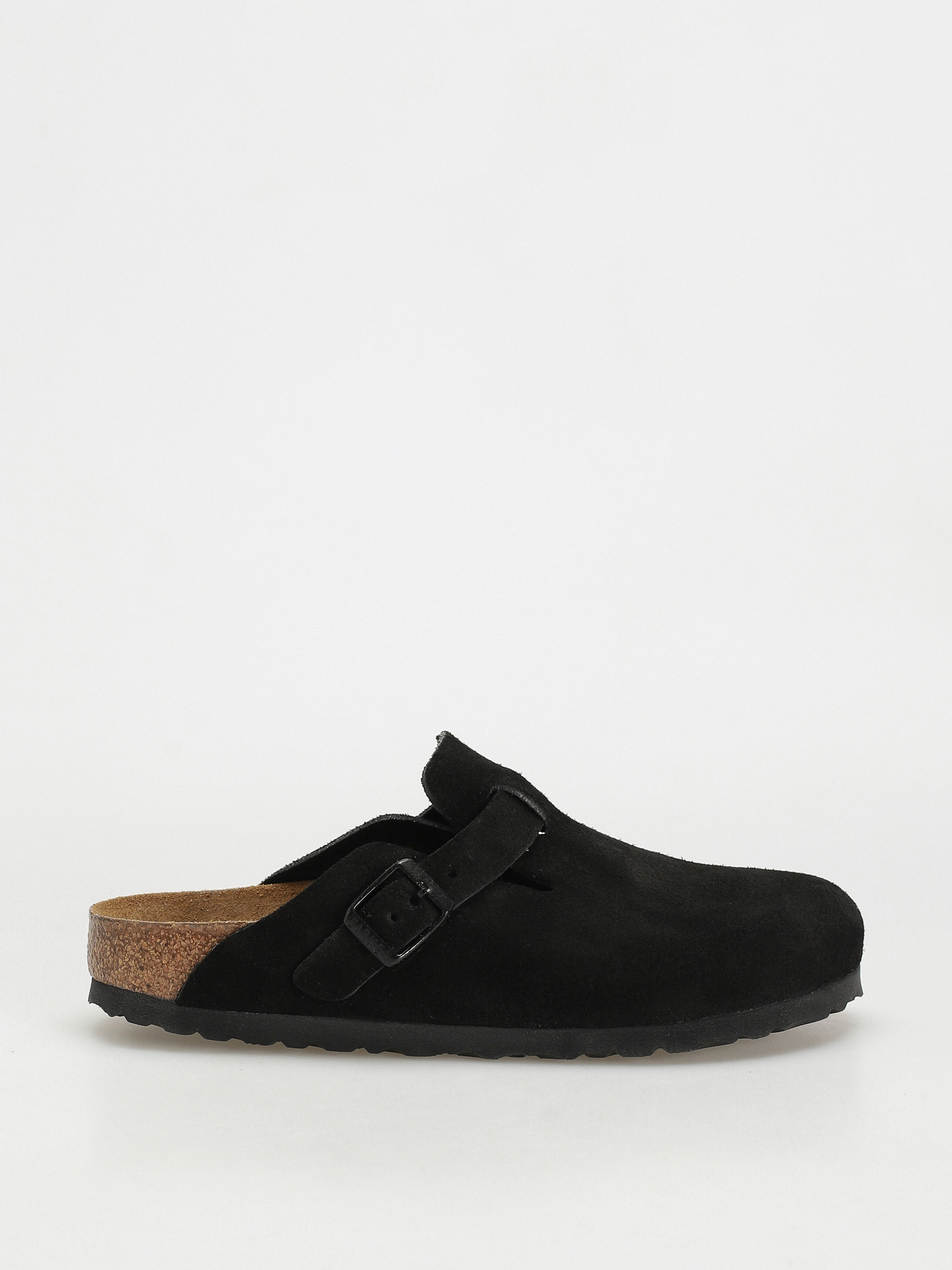 Birkenstock u0427u0435u0445u043bu0438 Boston Suede Narrow Wmn (black)