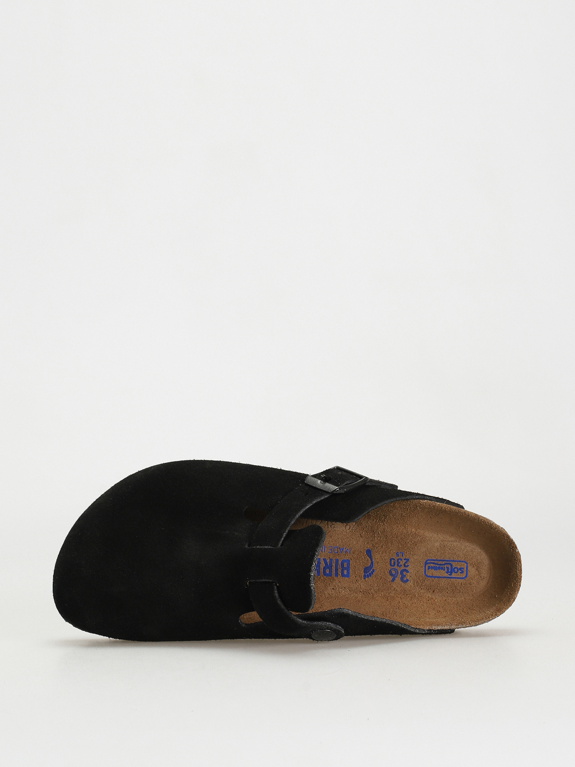 Birkenstock Чехли Boston Suede Narrow Wmn (black)
