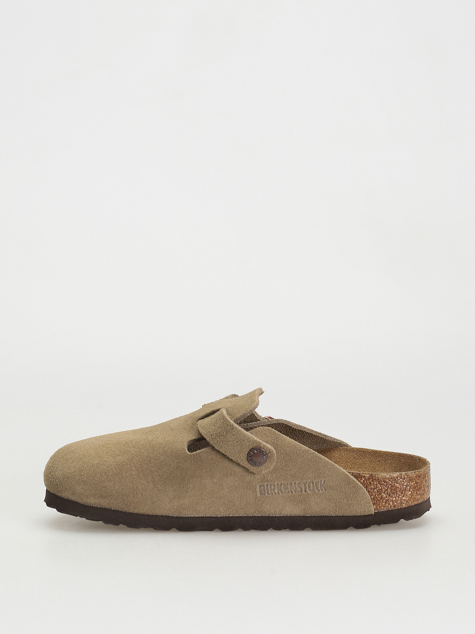 Birkenstock Чехли Boston Suede Narrow Wmn (taupe)