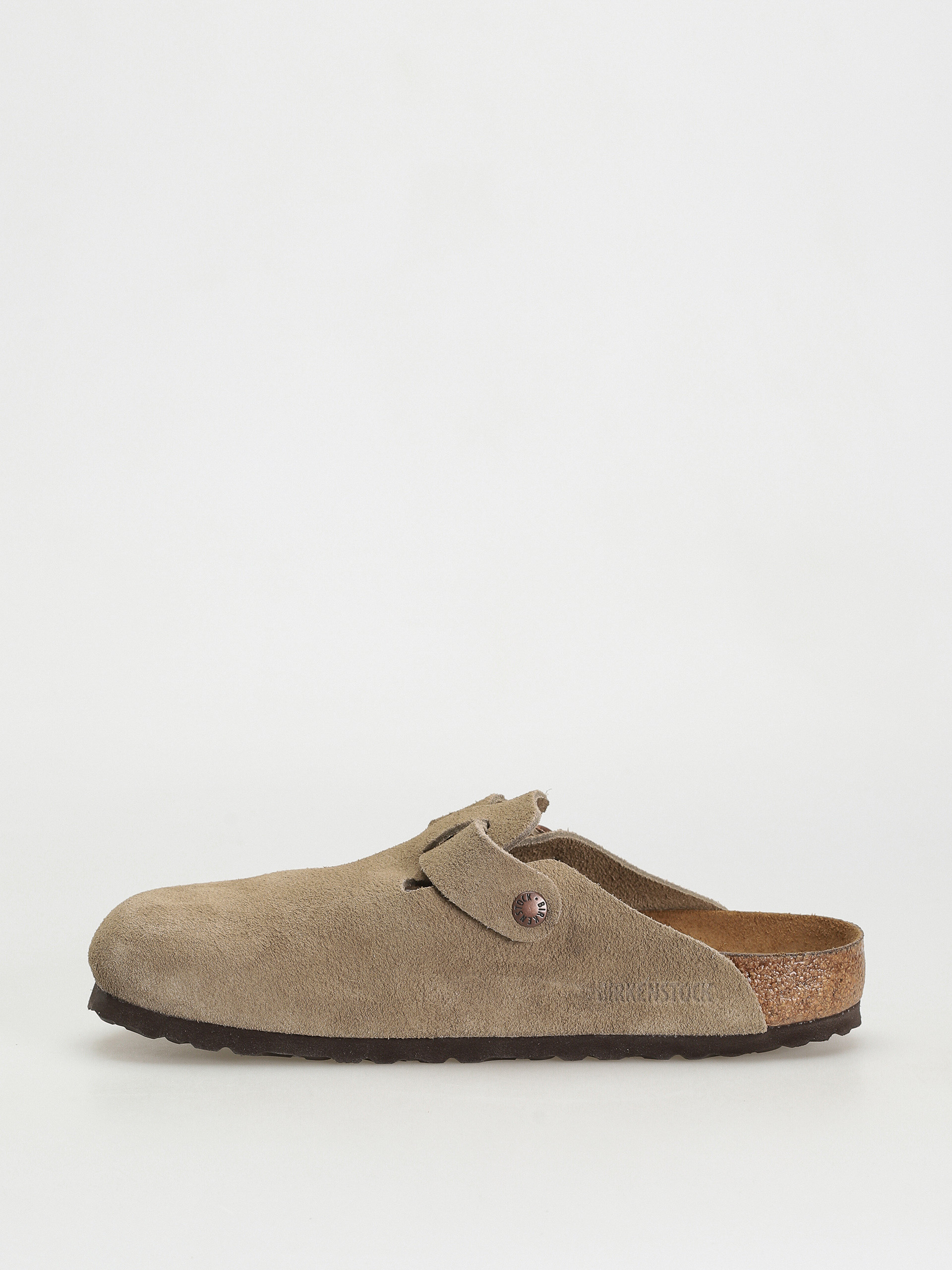 Birkenstock Чехли Boston Suede Regular (taupe)