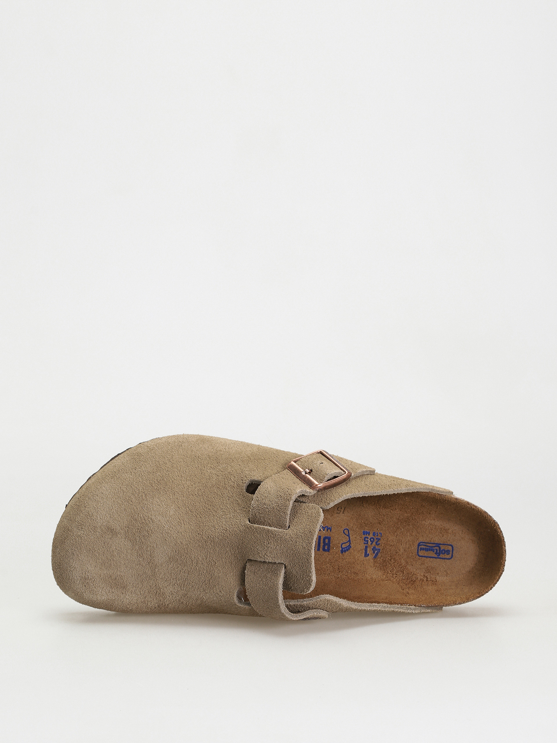 Birkenstock Чехли Boston Suede Regular (taupe)