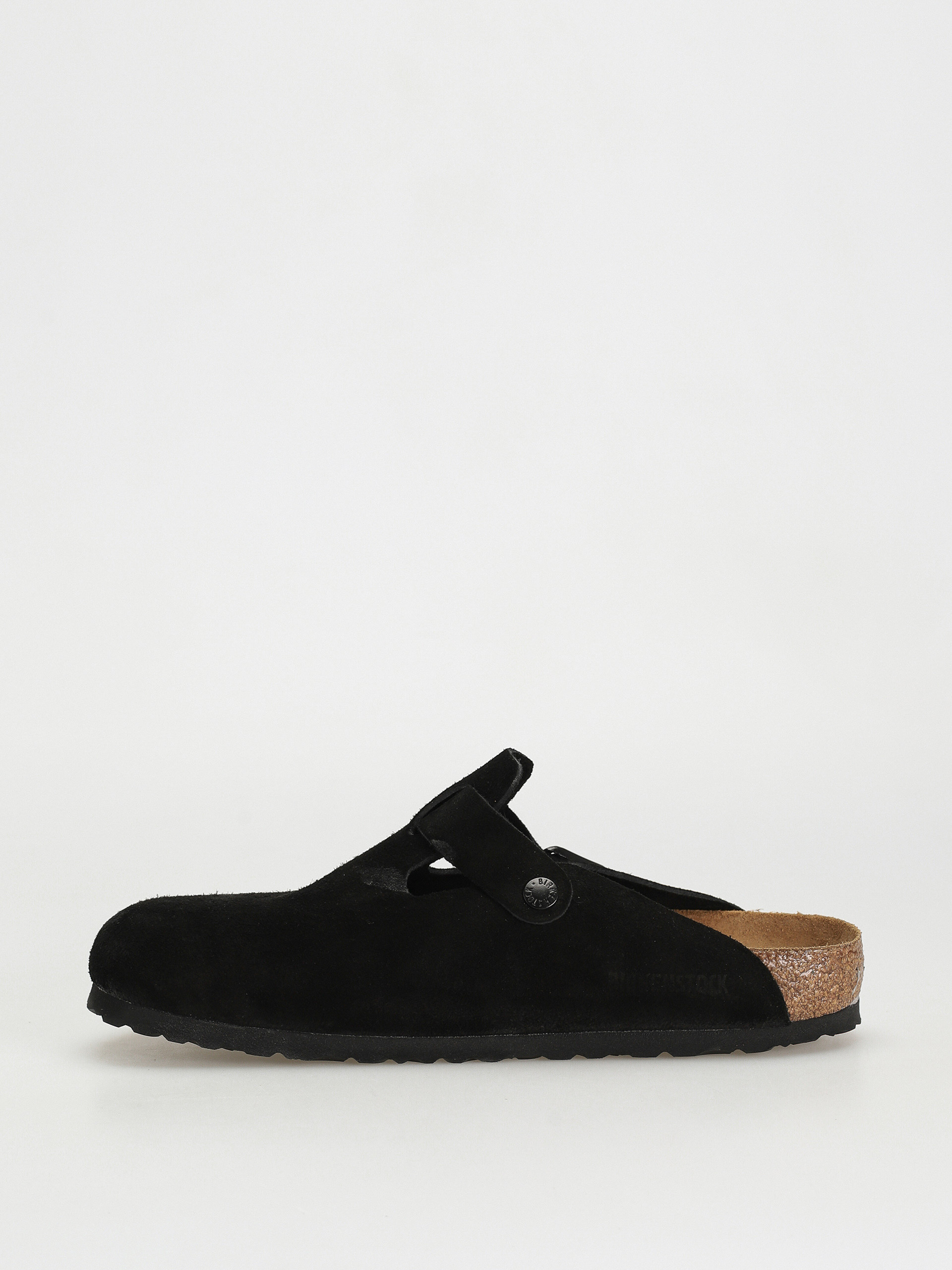 Birkenstock Чехли Boston Suede Regular (black)