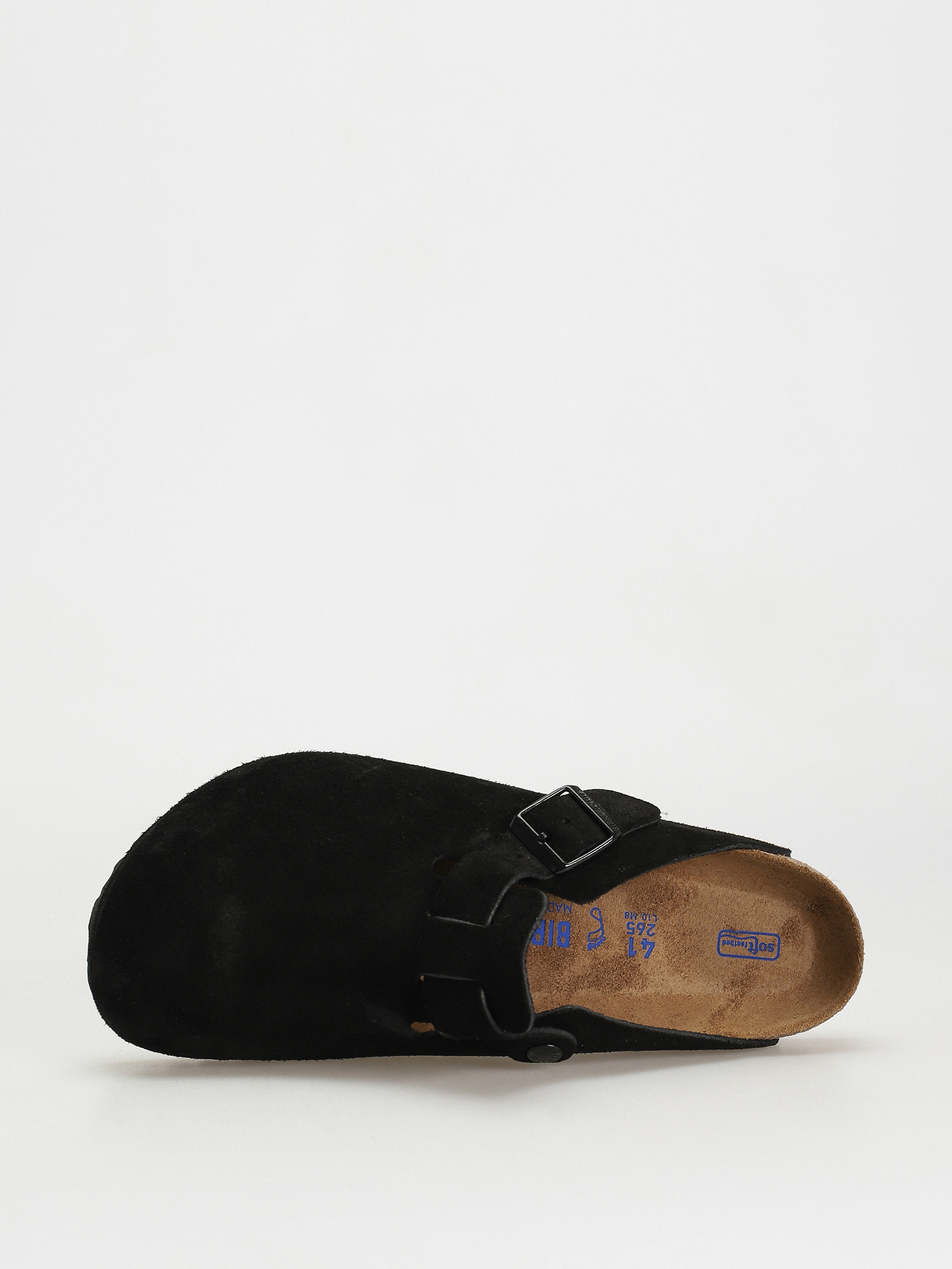 Birkenstock Чехли Boston Suede Regular (black)