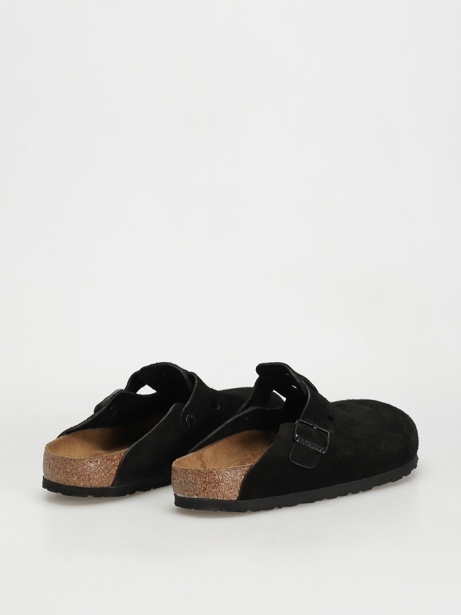 Birkenstock Чехли Boston Suede Regular (black)
