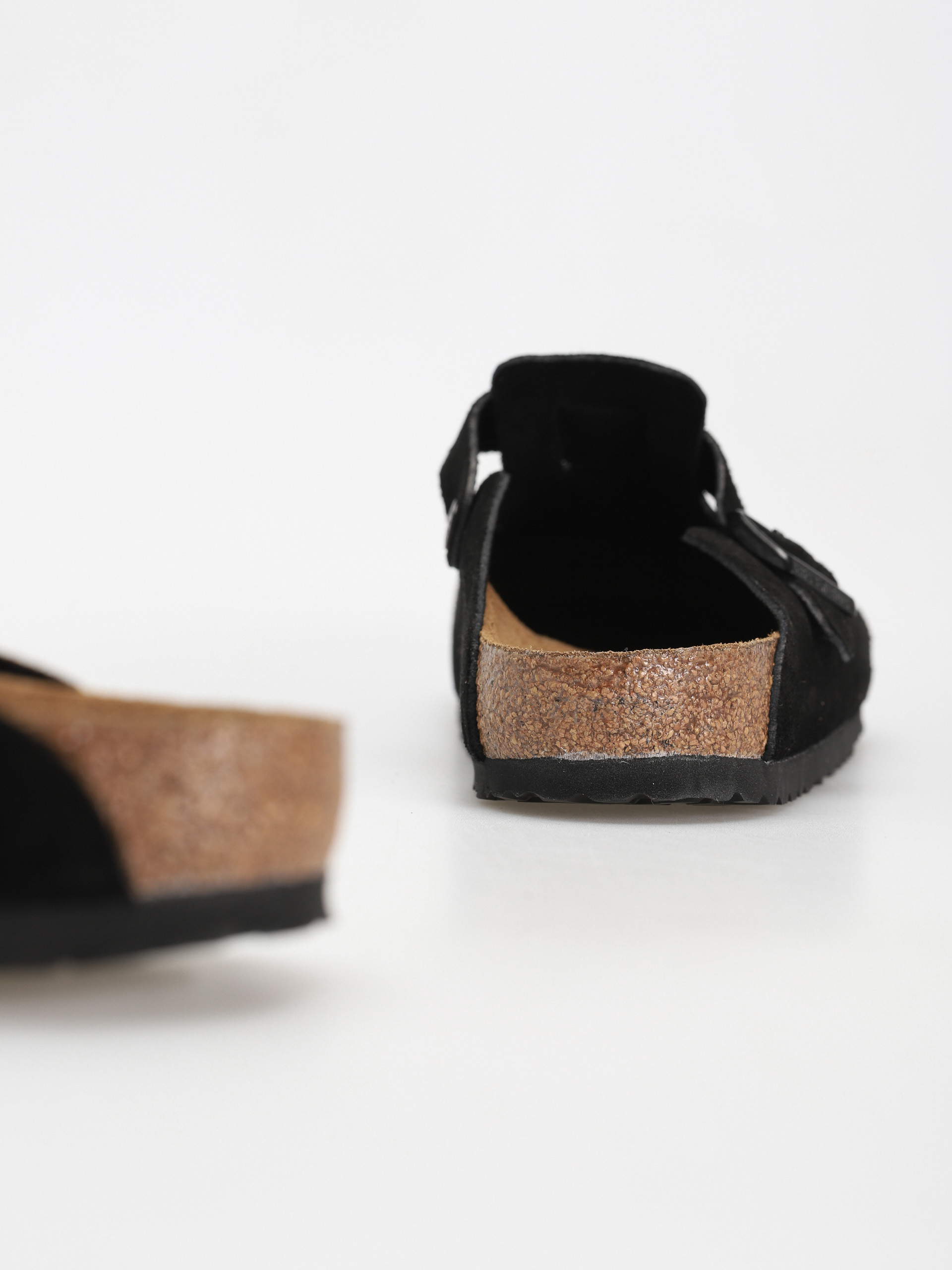 Birkenstock Чехли Boston Suede Regular (black)