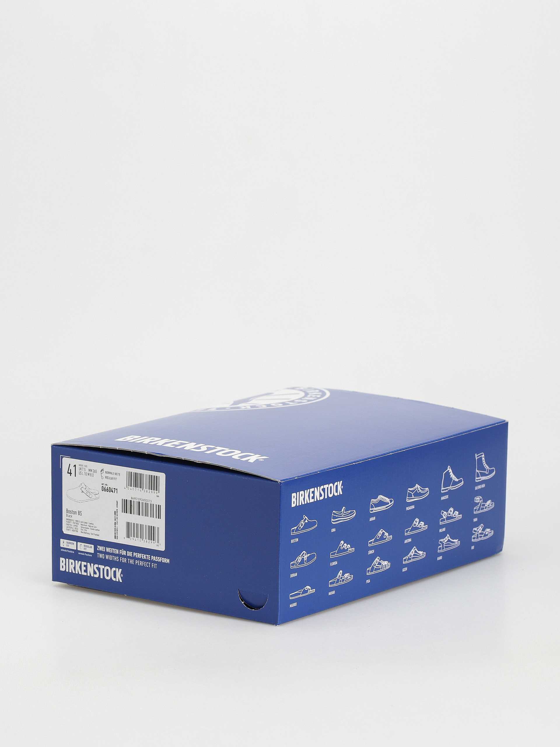 Birkenstock Чехли Boston Suede Regular (black)