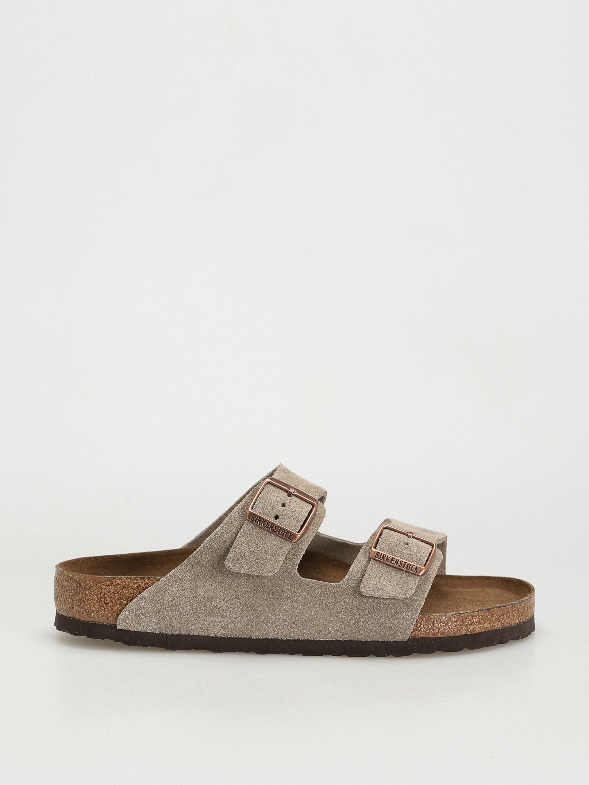 Birkenstock Чехли Arizona Suede Regular (taupe)