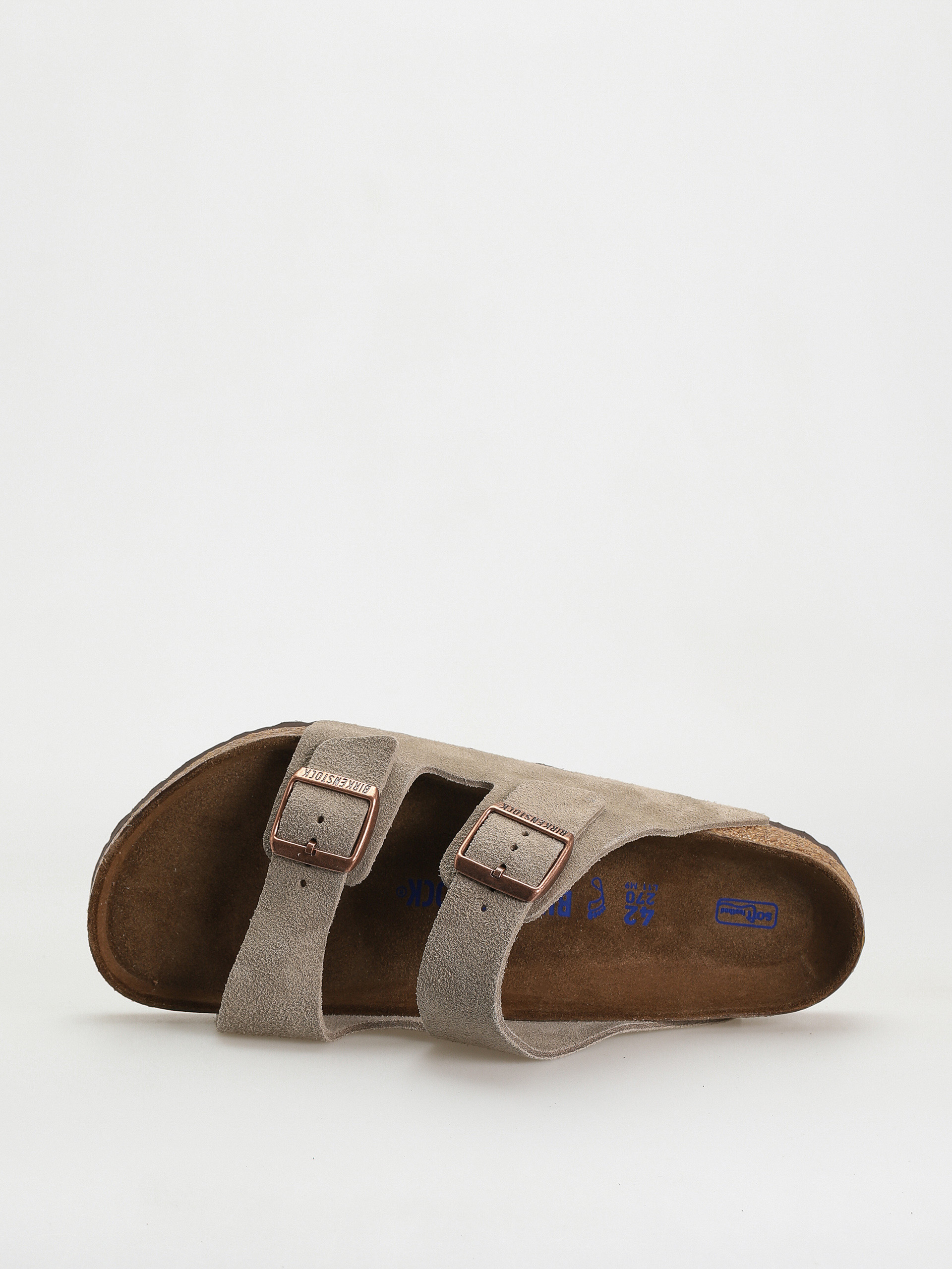 Birkenstock Чехли Arizona Suede Regular (taupe)