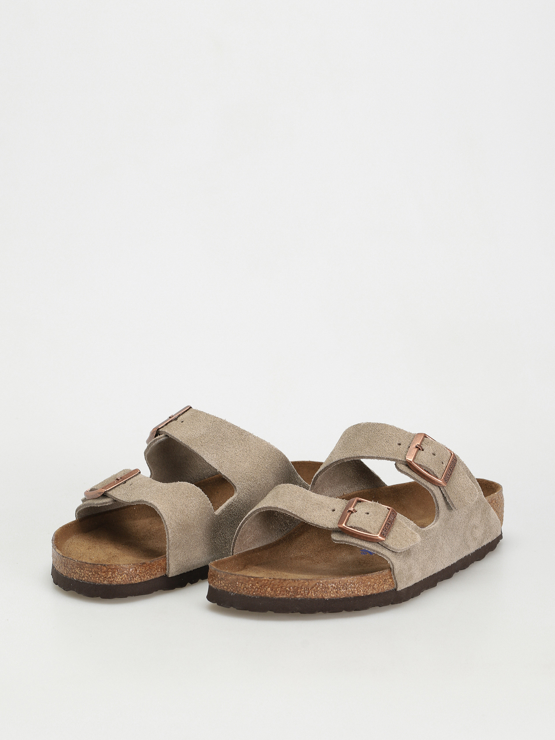 Birkenstock Чехли Arizona Suede Regular (taupe)