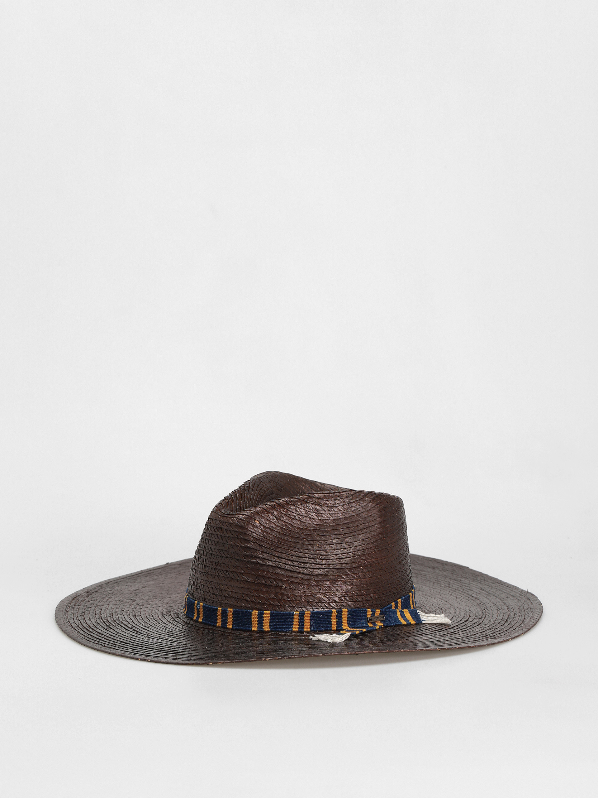 Brixton Шапка с периферия Leigh Straw Fedora (brown)