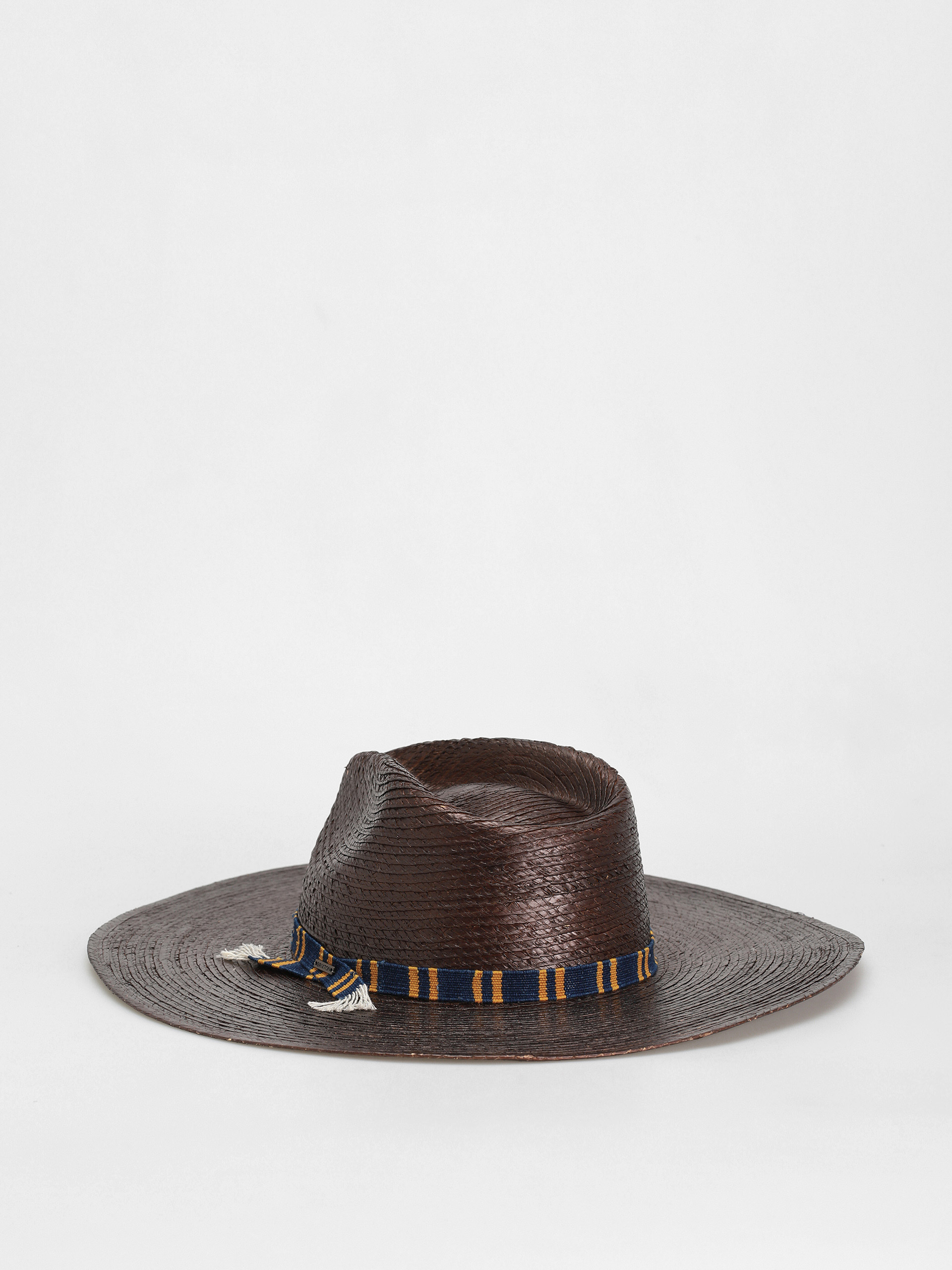 Brixton Шапка с периферия Leigh Straw Fedora (brown)