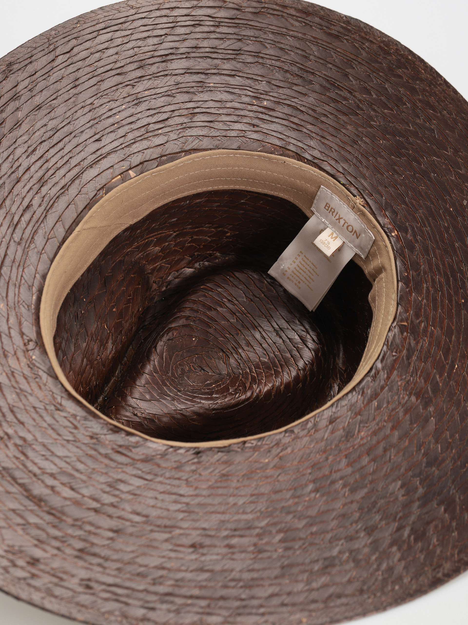 Brixton Шапка с периферия Leigh Straw Fedora (brown)