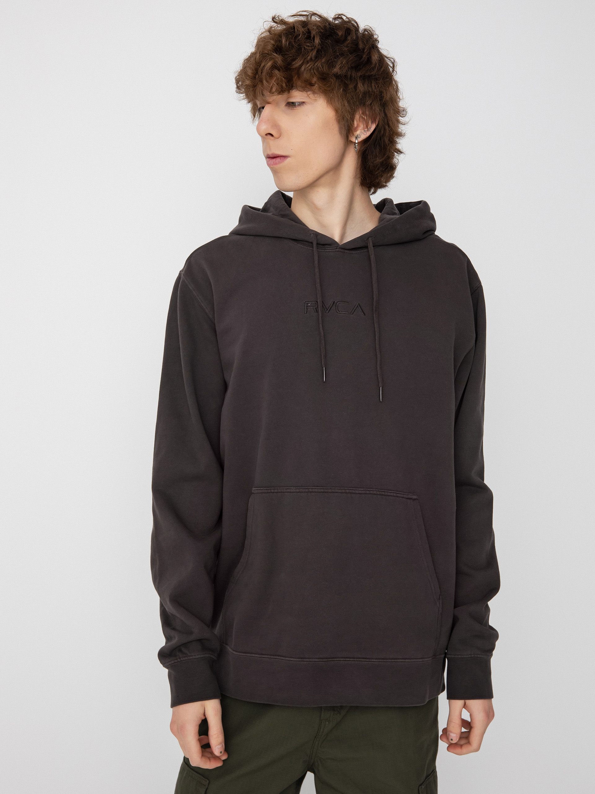 RVCA Суитшърт с качулка Tonally HD (black)