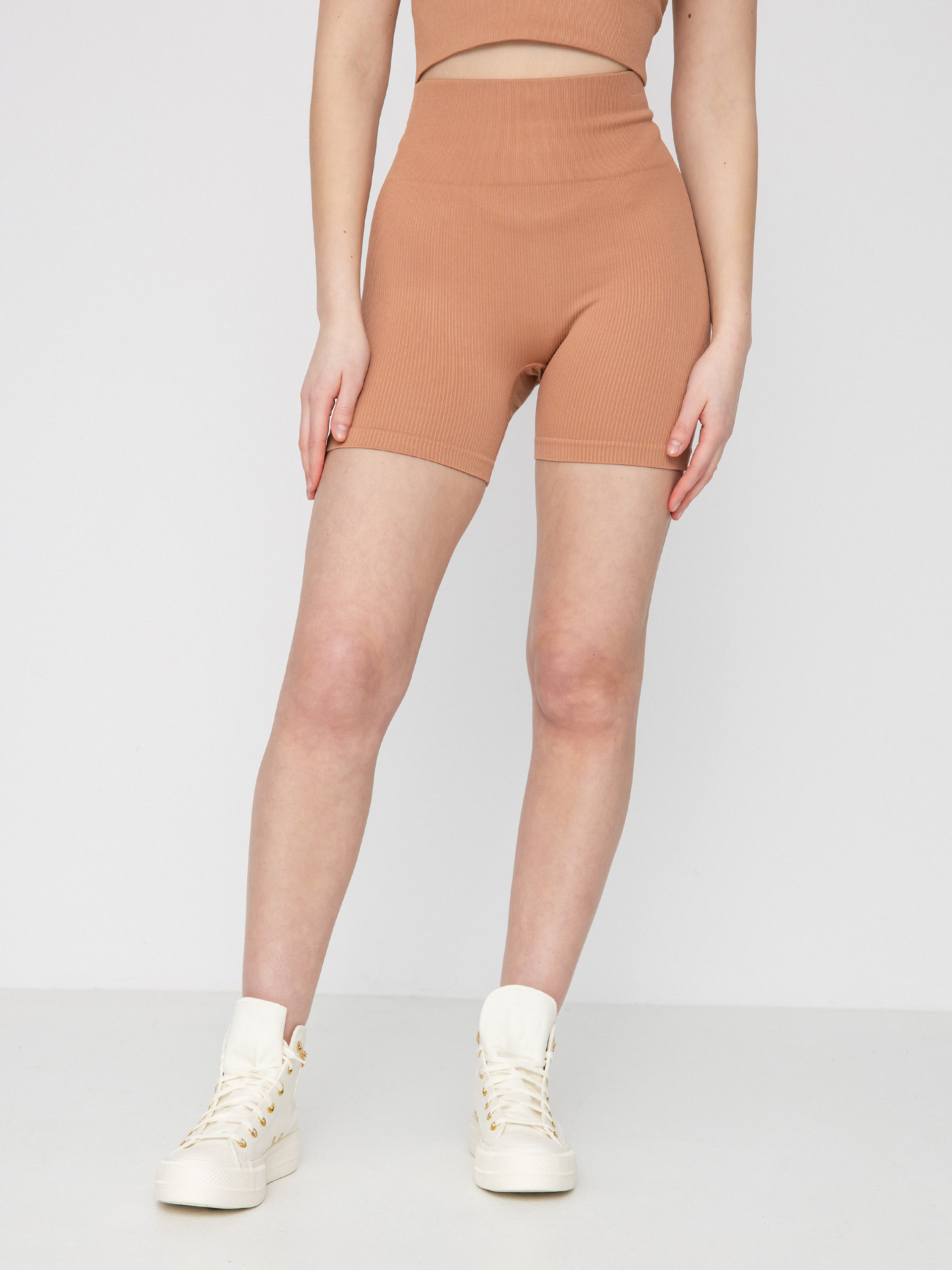 Roxy Къси панталони Chill Out Seamless Biker Wmn (mocha mousse)