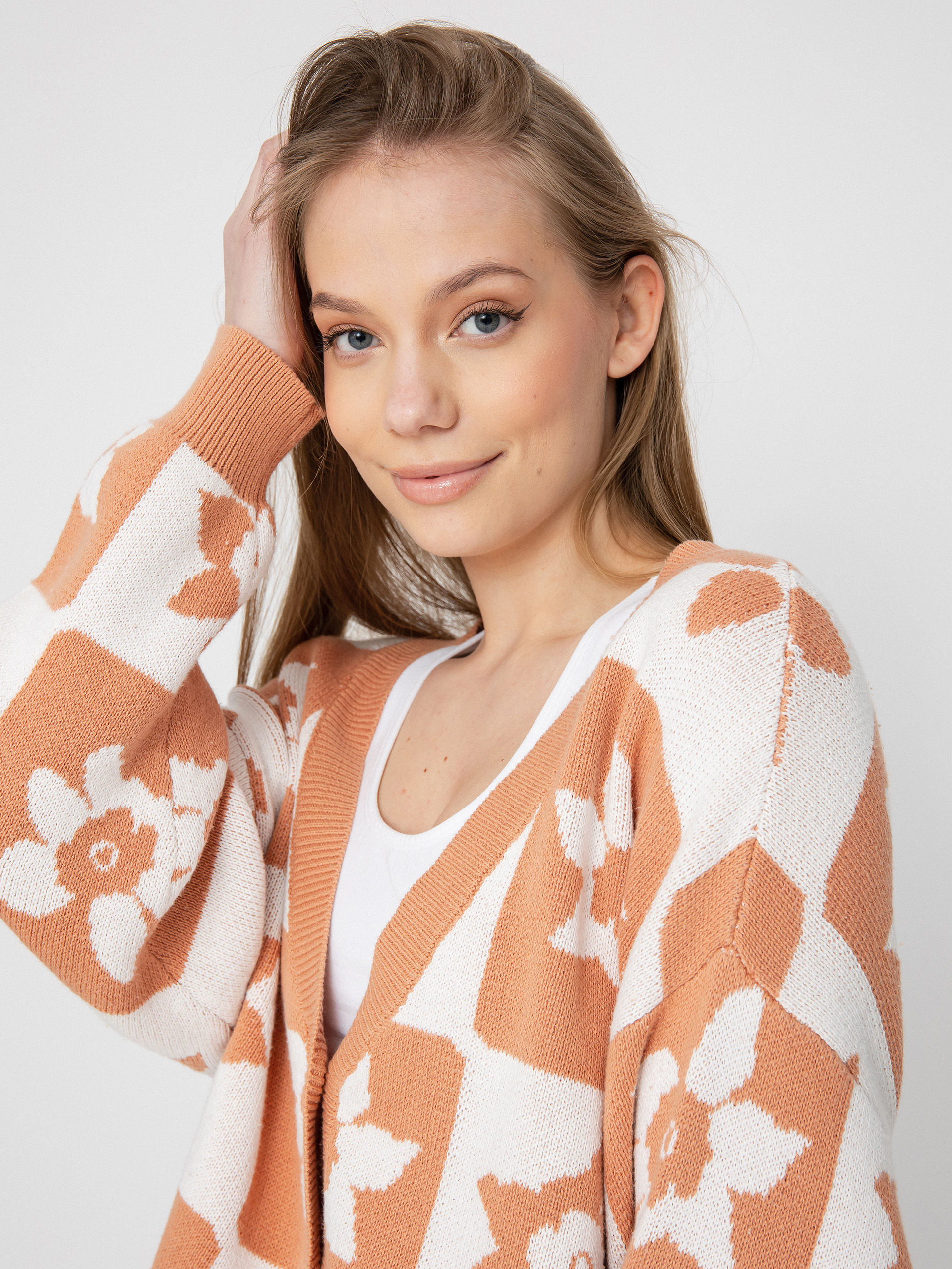 Roxy Пуловер Million Glory Wmn (snow white one love check)