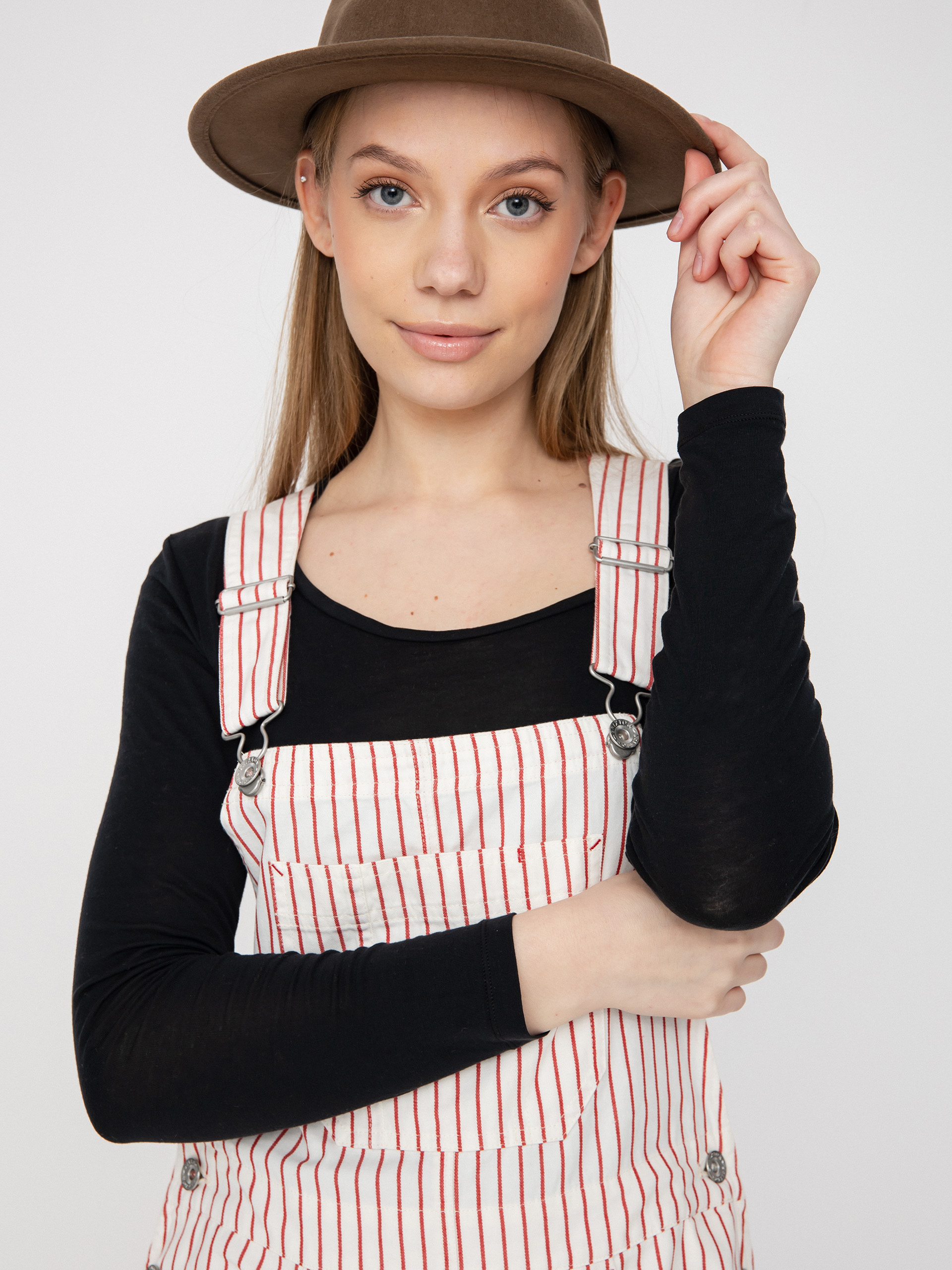 Brixton Панталони Costa Overall Wmn (aloha red)