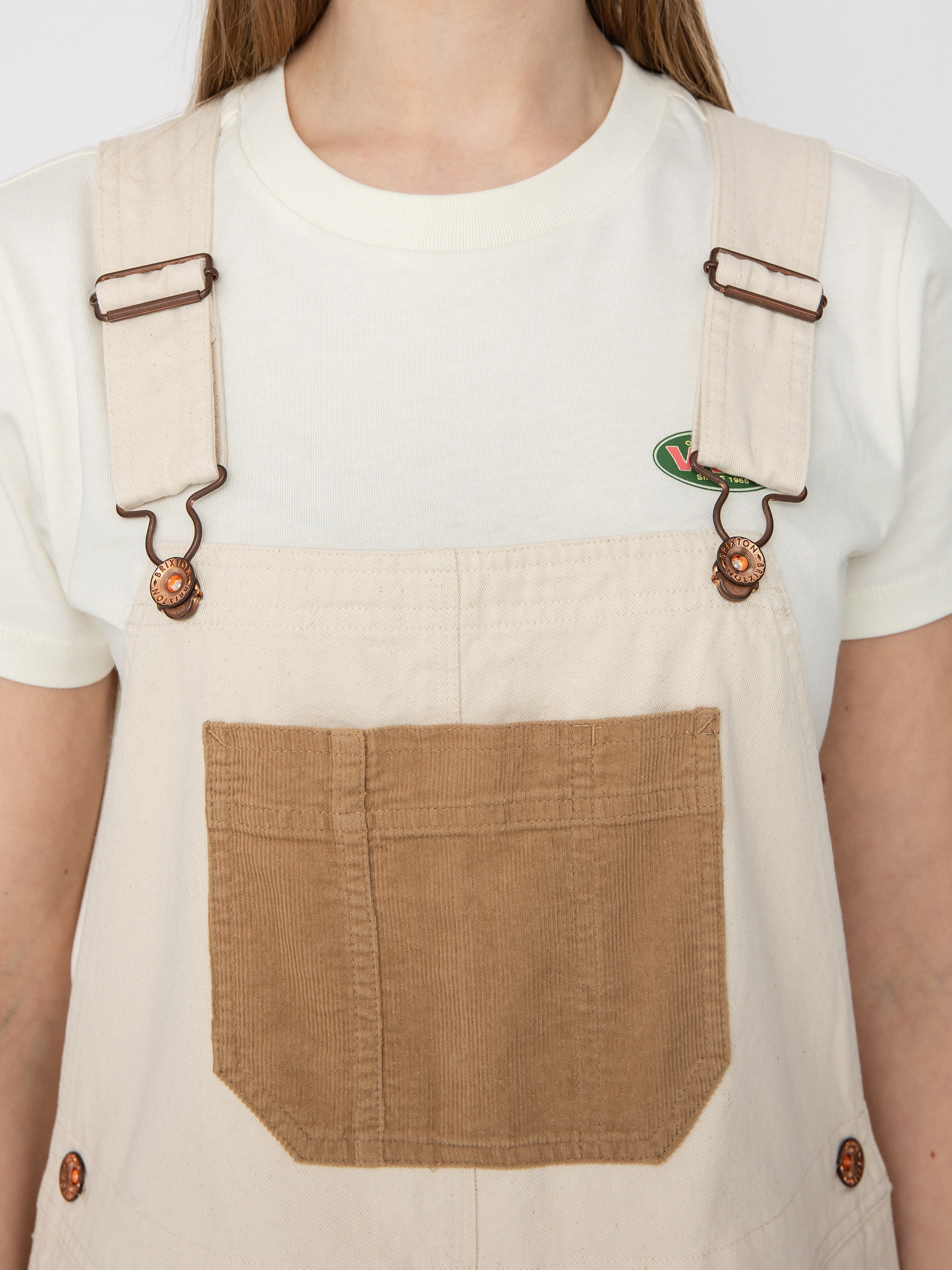 Brixton Къси панталони Costa Overall Wmn (natural)