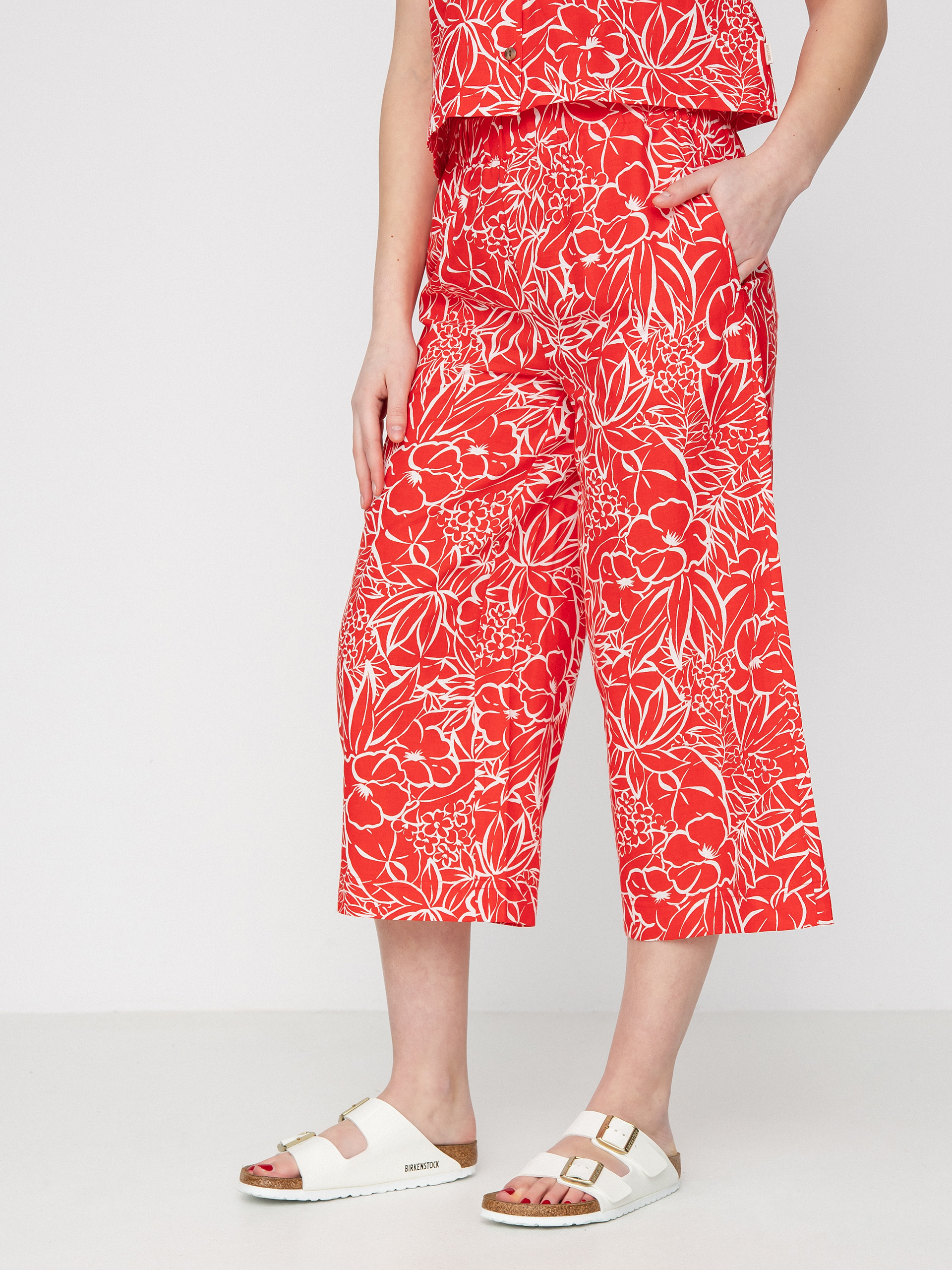 Brixton Панталони Indo Linen Wide Leg Wmn (aloha red)