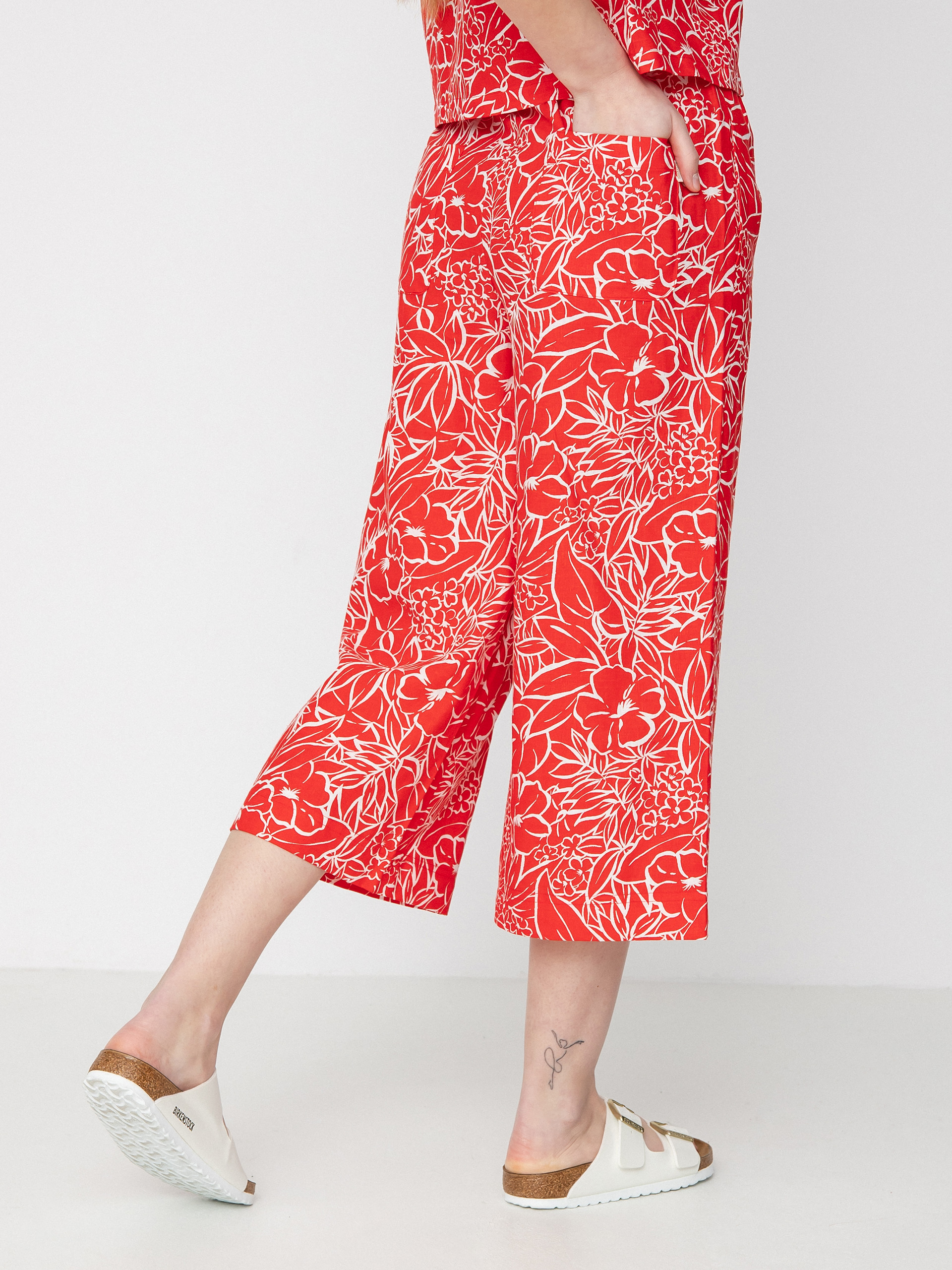 Brixton Панталони Indo Linen Wide Leg Wmn (aloha red)
