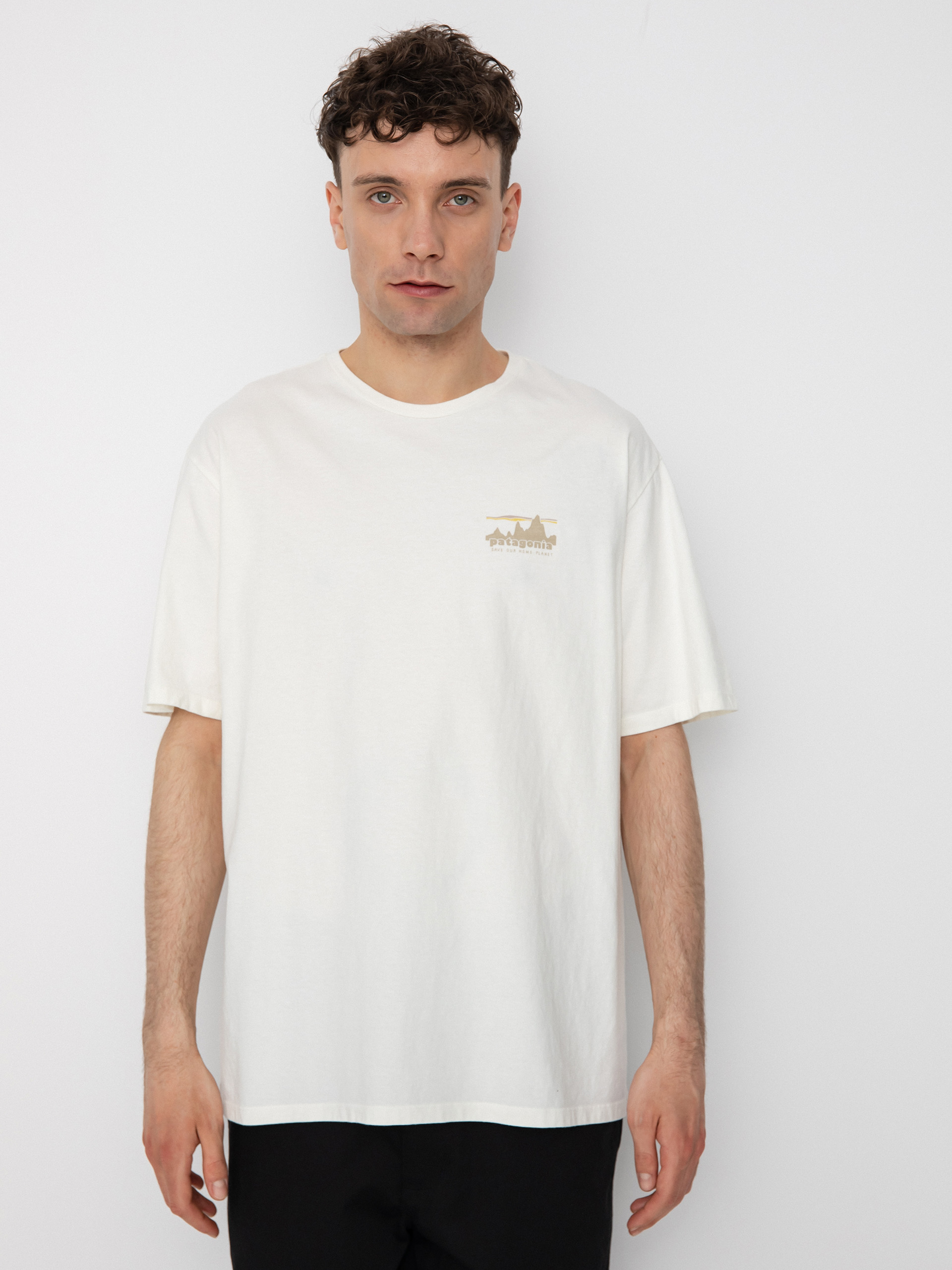 Patagonia Тениска 73 Skyline Organic (birch white)