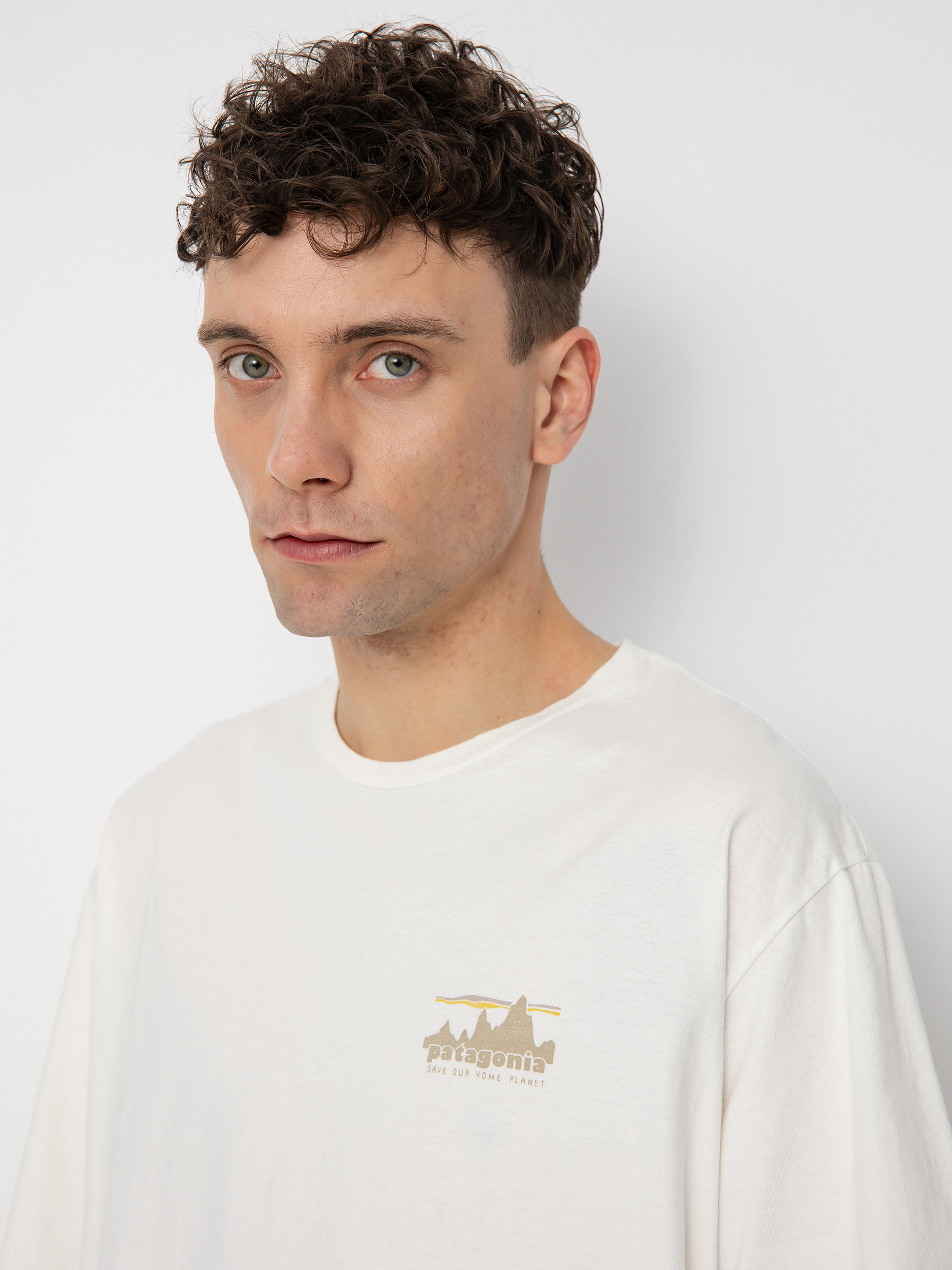 Patagonia Тениска 73 Skyline Organic (birch white)