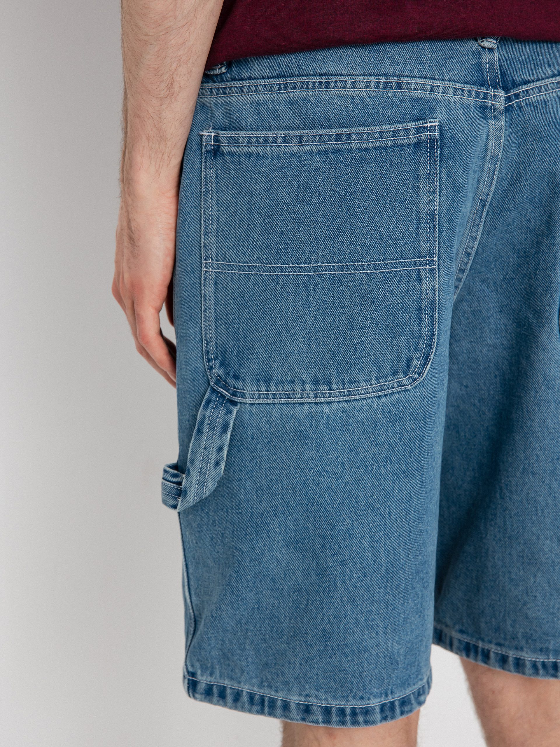 Vans Къси панталони Drill Chore Louniwe Denim (stone wash)