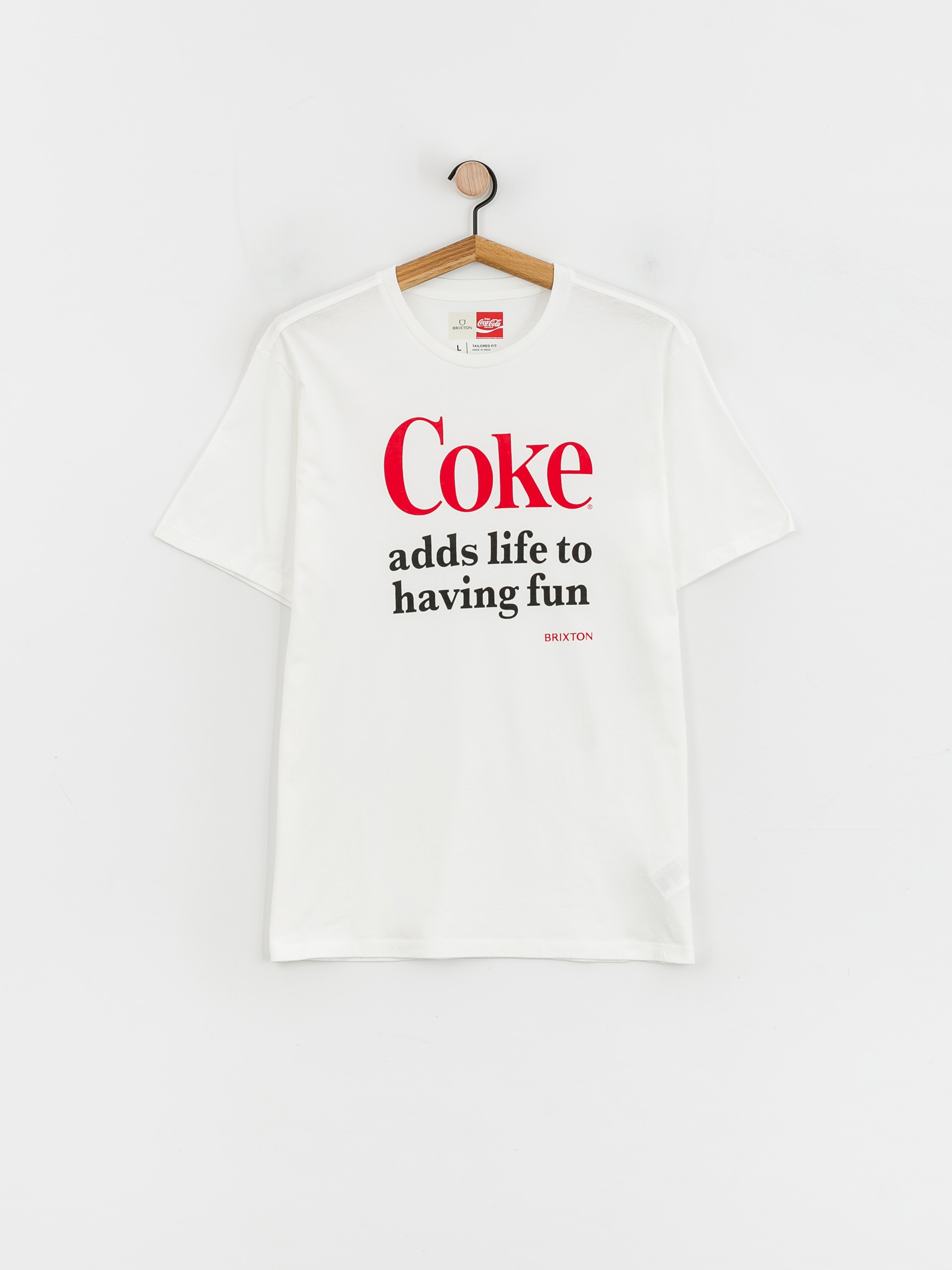 Brixton Тениска Coca-Cola Having Fun (white)