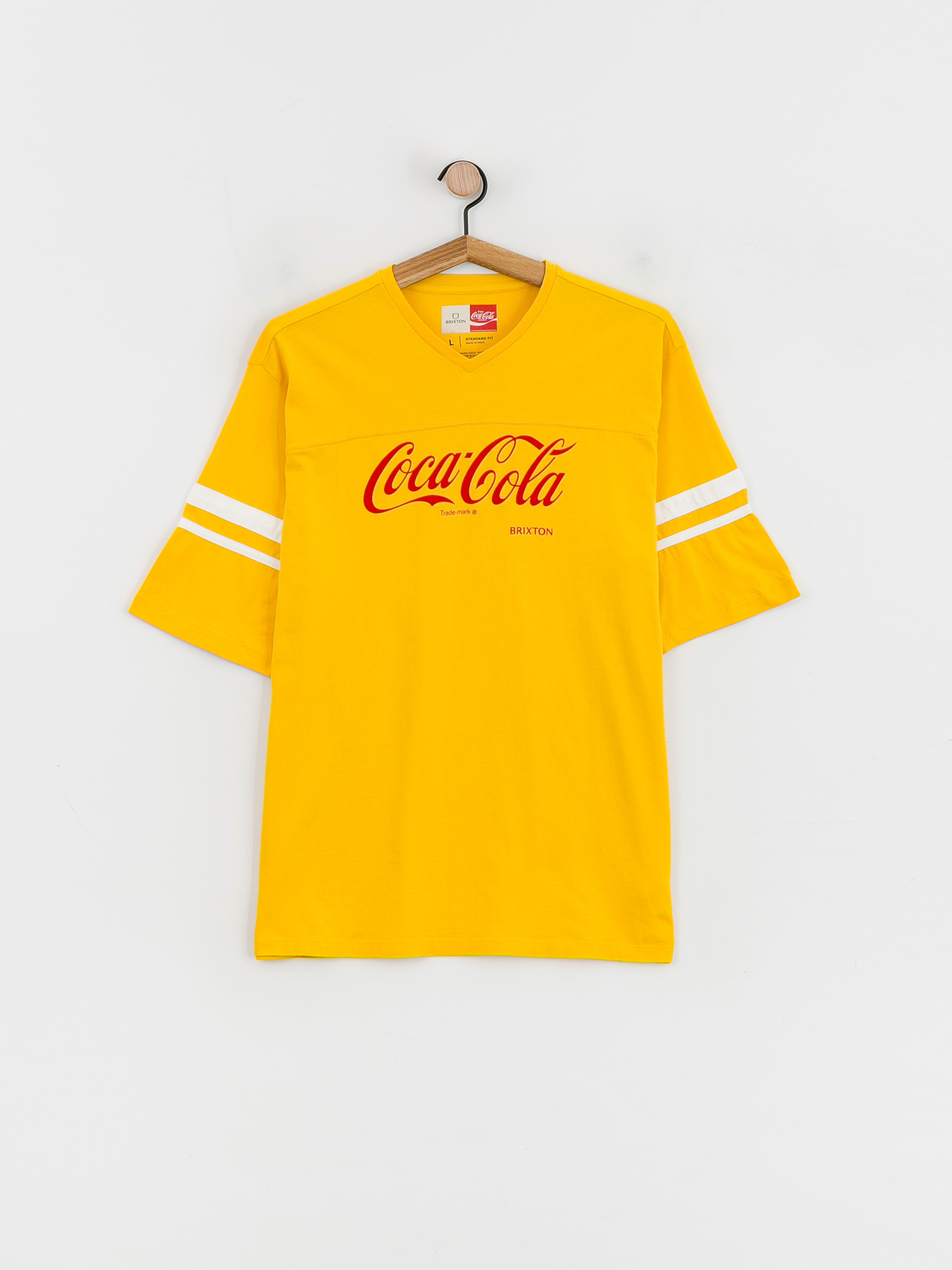 Brixton Тениска Coca-Cola Classic Football (yellow)