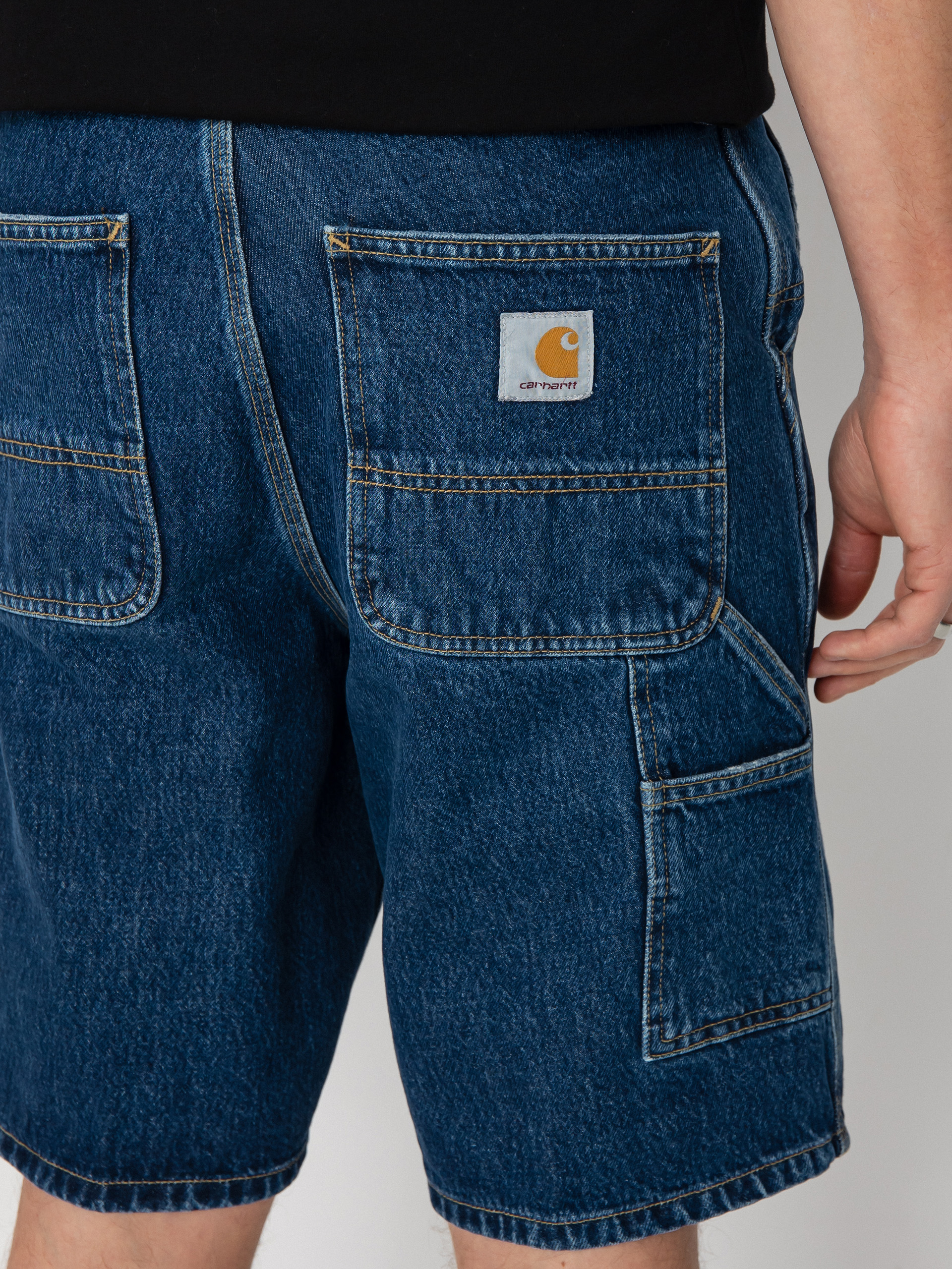 Къси панталони Carhartt WIP Single Knee (blue)