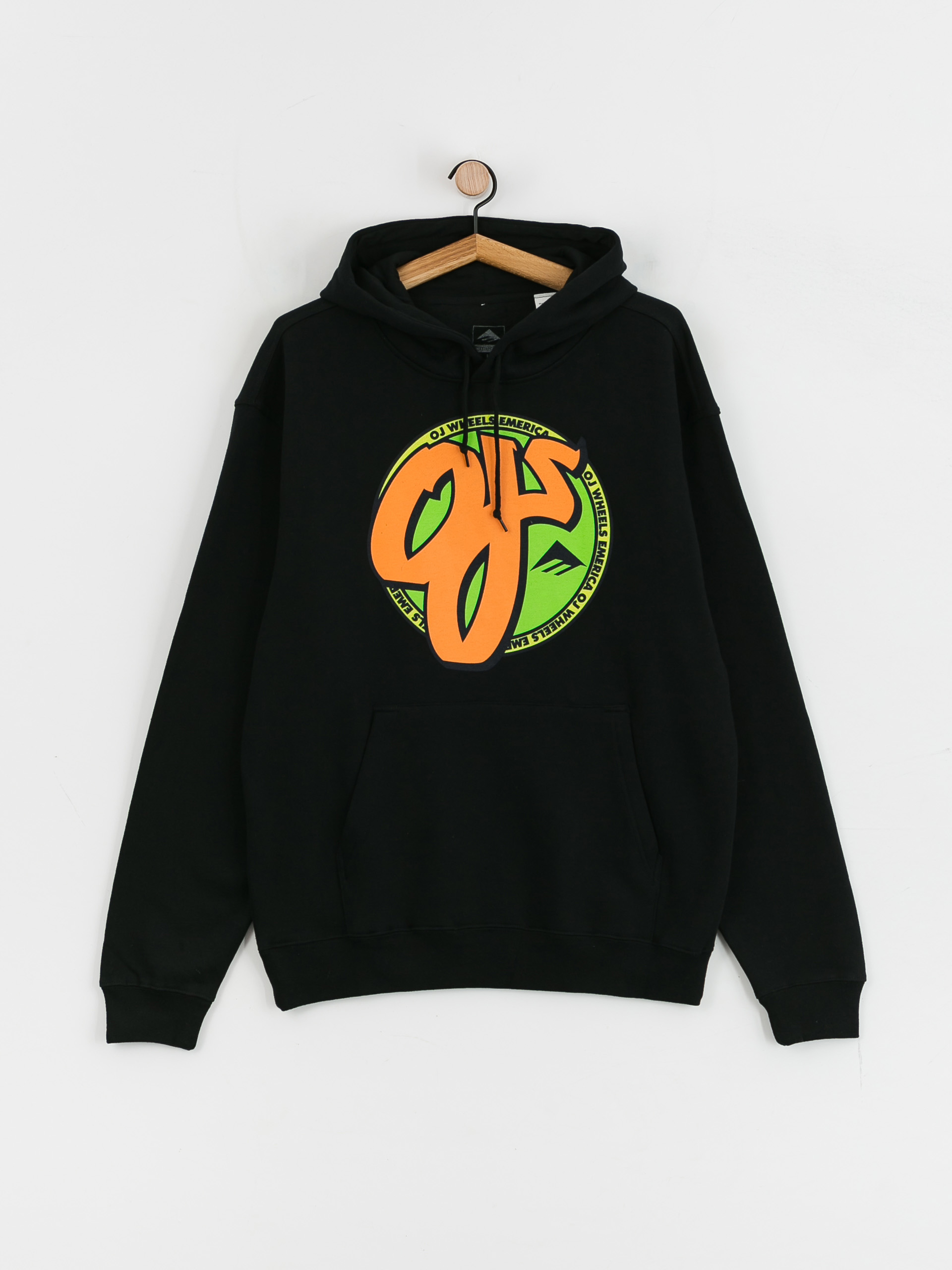 Emerica Суитшърт с качулка Oj Circle HD (black)