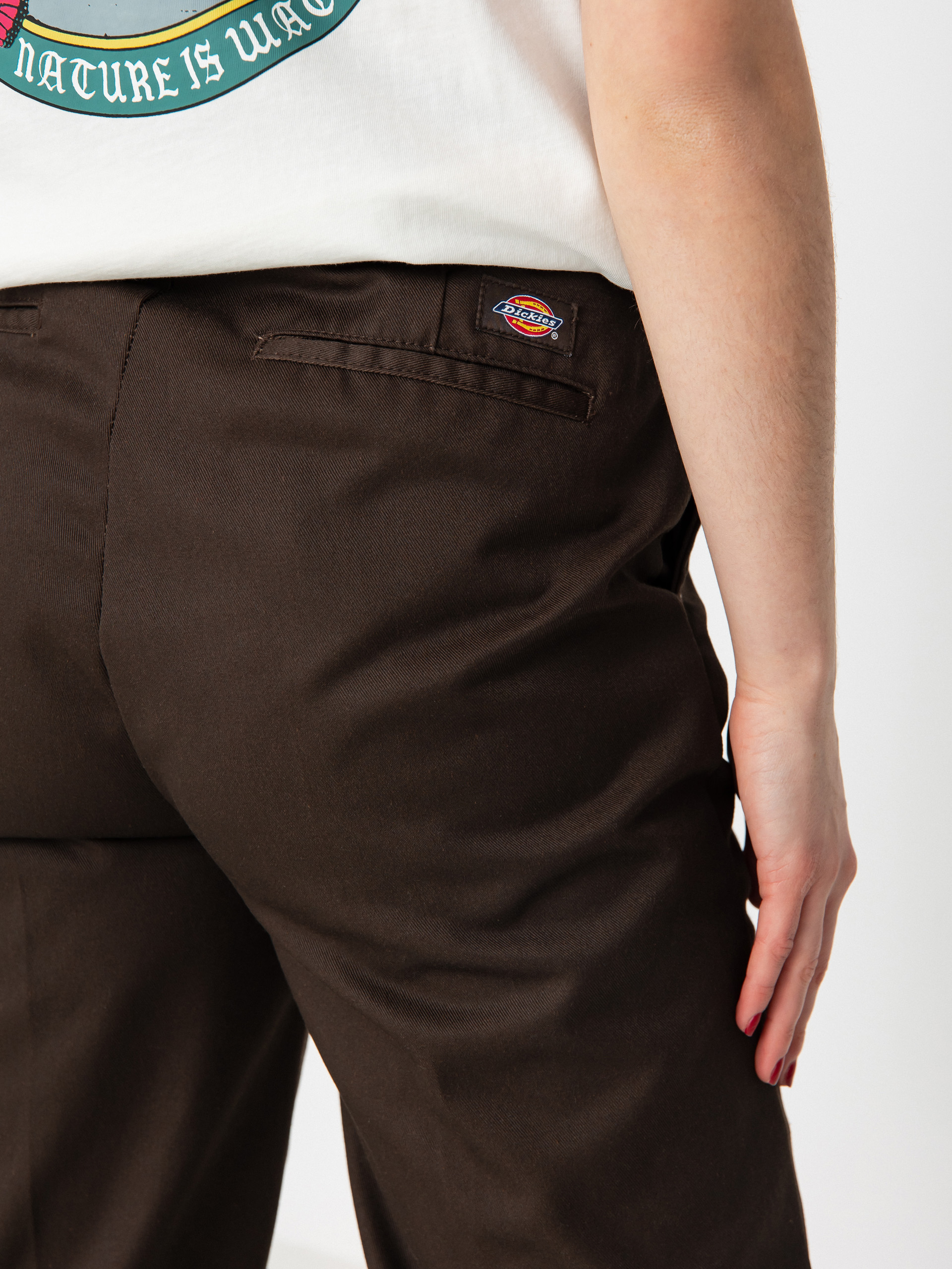 Dickies Панталони Elizaville Wmn (dark brown)