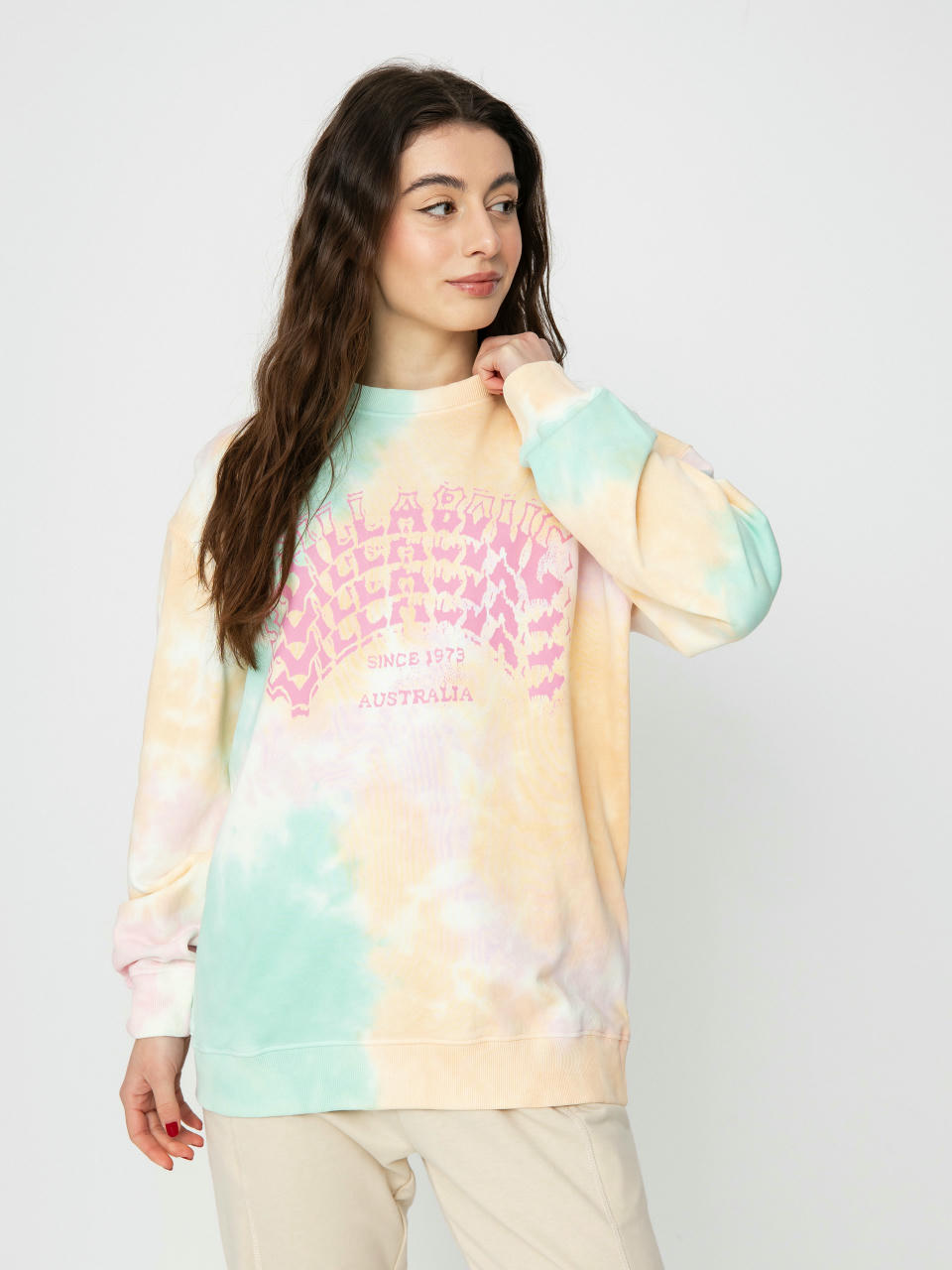 Billabong Суитшърт Archstack Crew Wmn (tie dye)