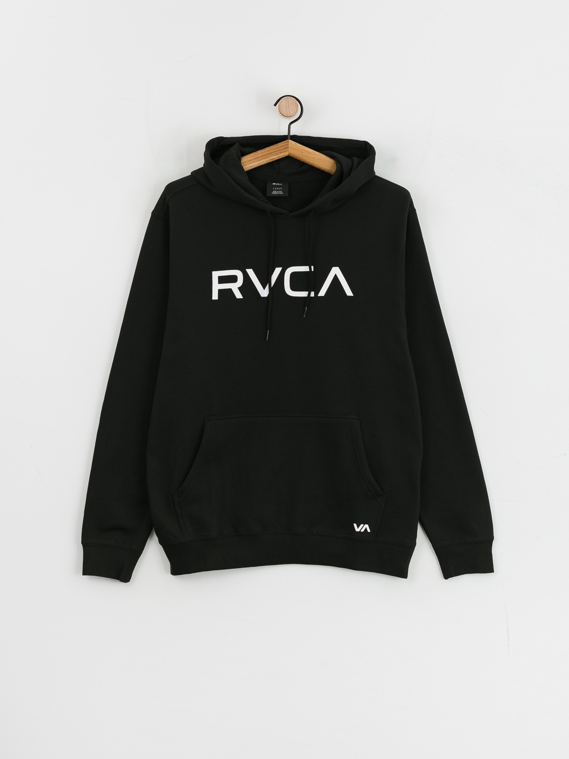 RVCA Суитшърт с качулка Big Rvca HD (black)