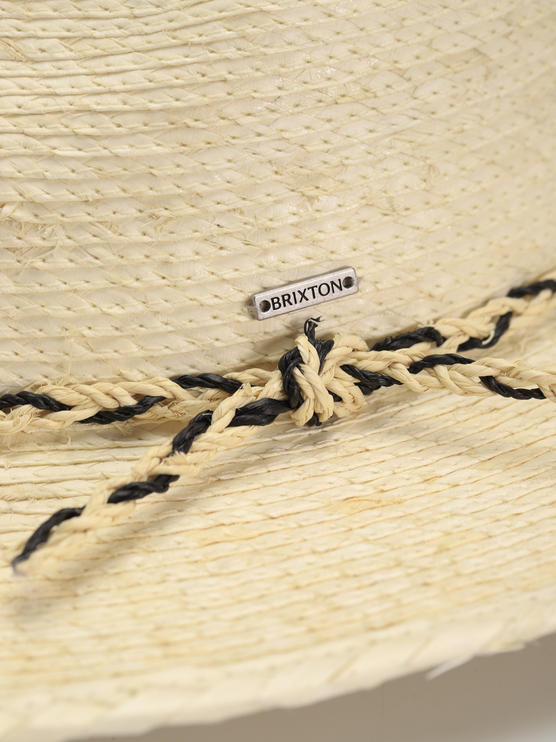 Brixton Шапка с периферия Messer Western Straw Fedora (natural)