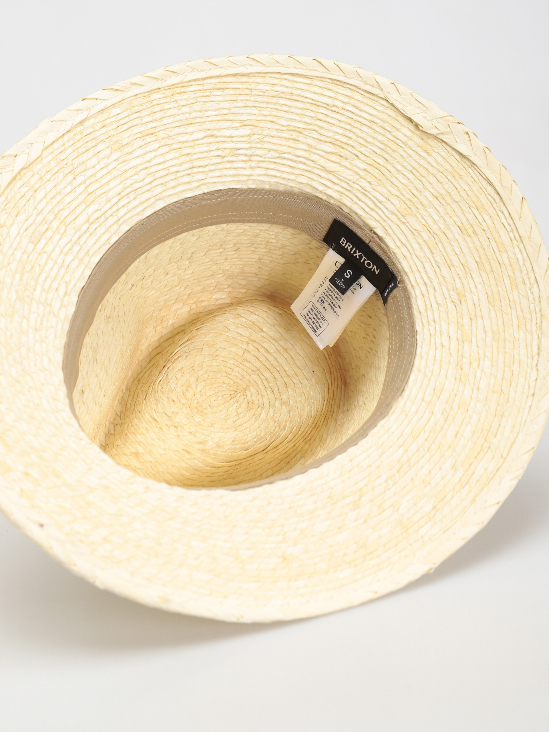 Brixton Шапка с периферия Messer Western Straw Fedora (natural)