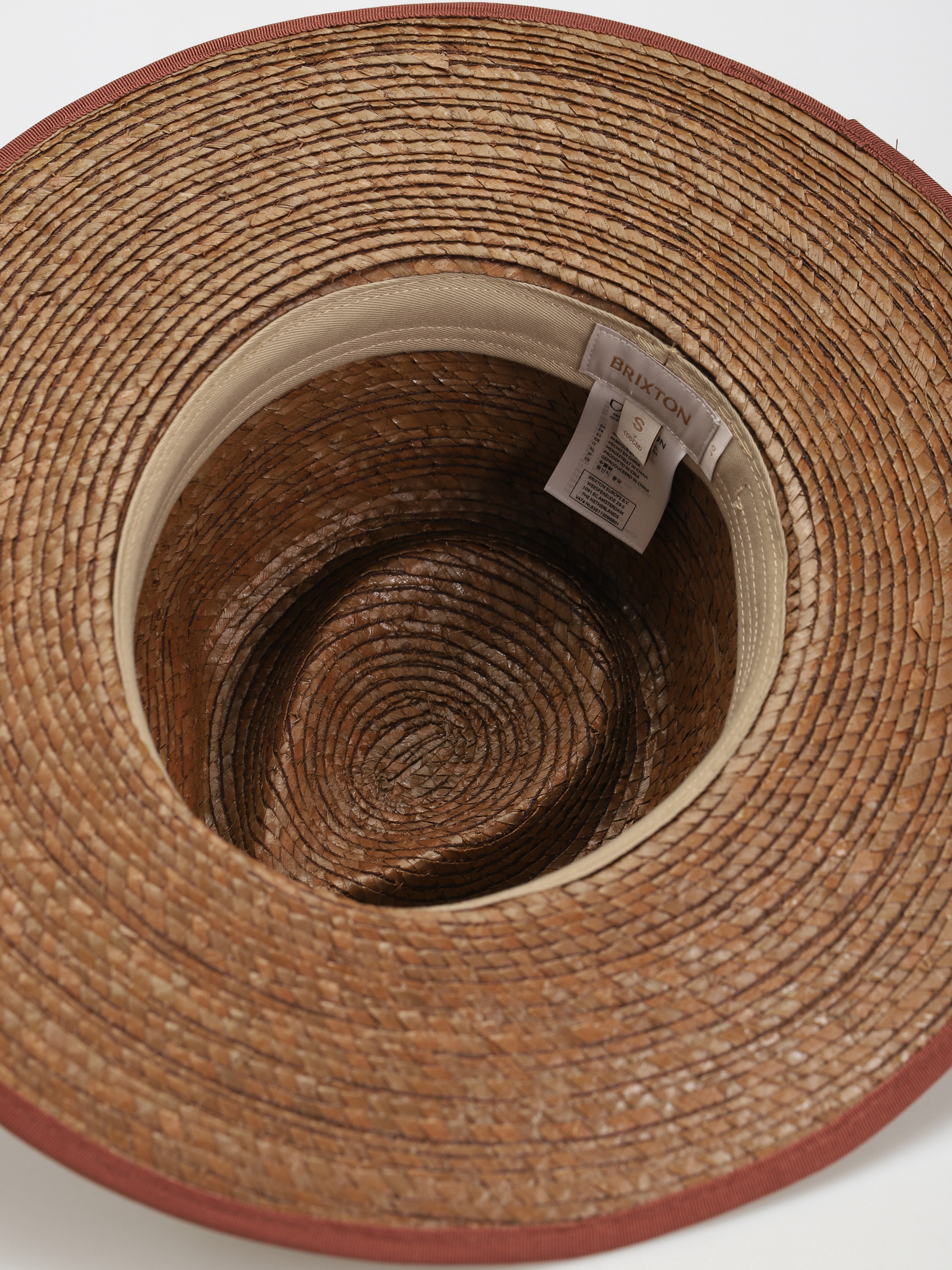 Brixton Шапка с периферия Jo Straw Rancher Wmn (coffee)