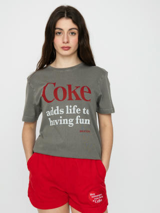 Brixton Тениска Coca-Cola Having Fun Vintage Wmn (washedblack)