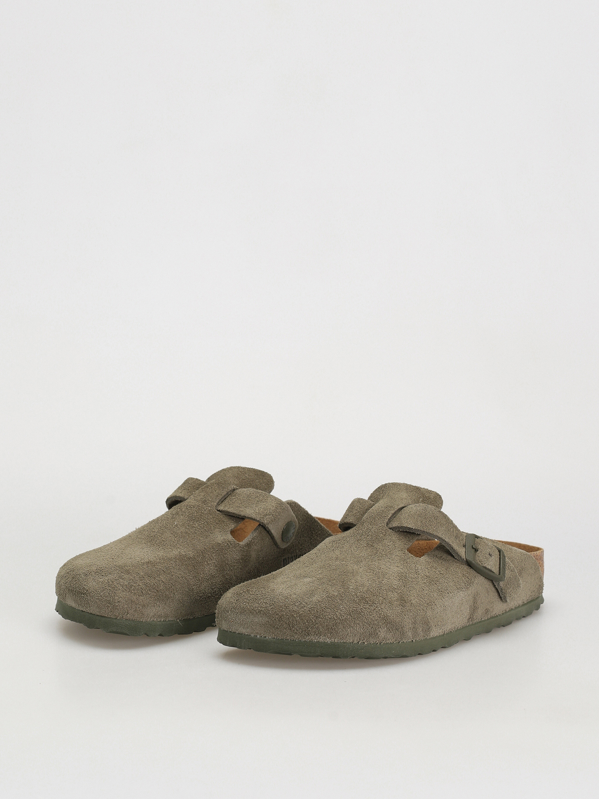 Birkenstock Чехли Boston Suede Narrow Wmn (modern suede thyme)