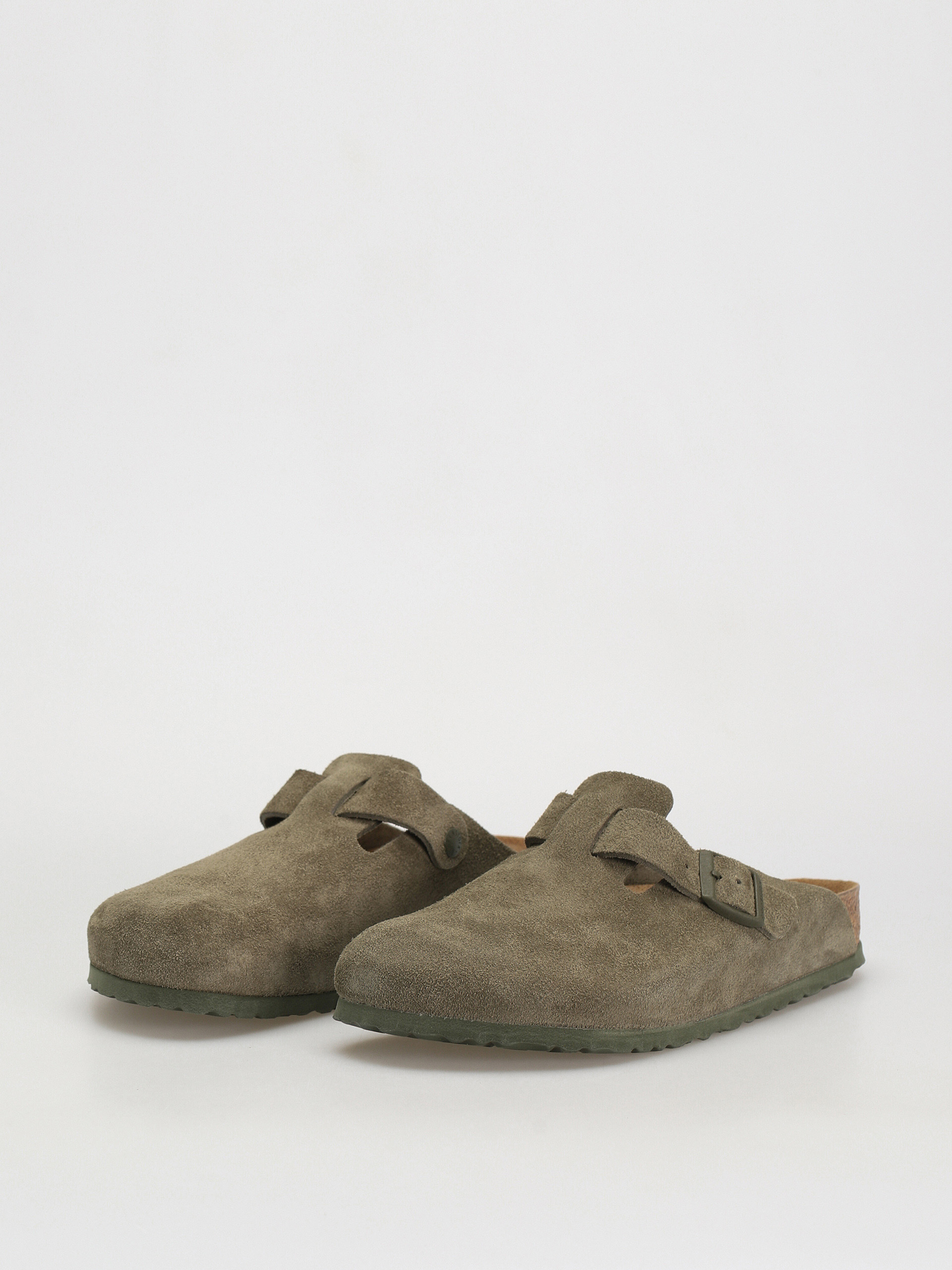 Birkenstock Чехли Boston Suede Regular (modern suede thyme)