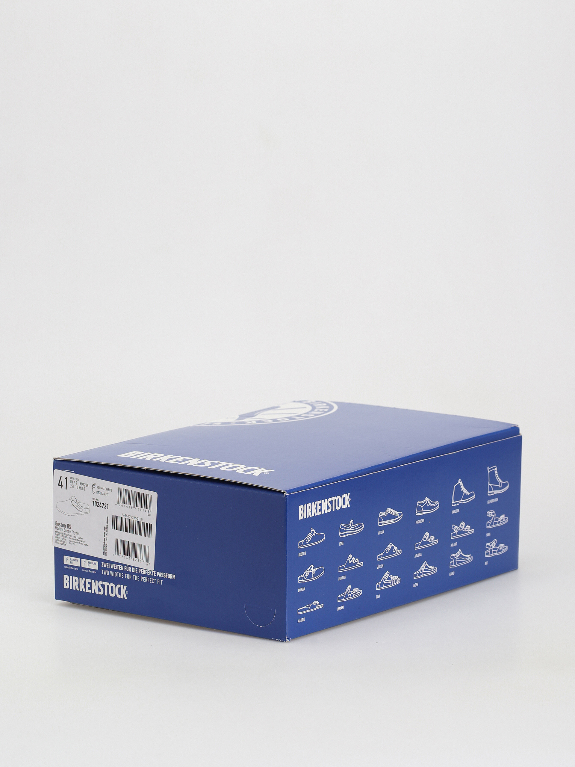 Birkenstock Чехли Boston Suede Regular (modern suede thyme)