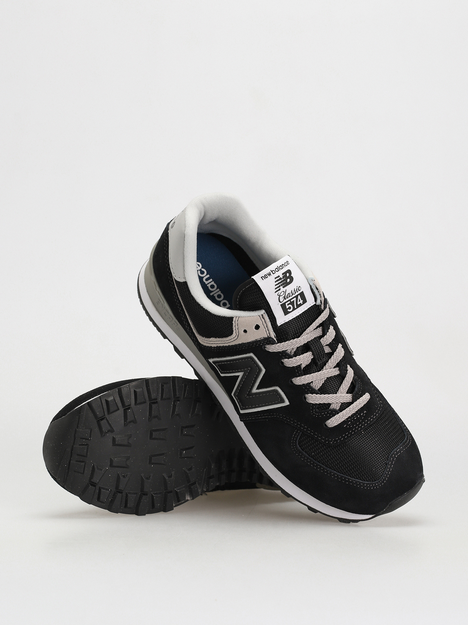 New Balance Обувки 574 (black/grey/white)
